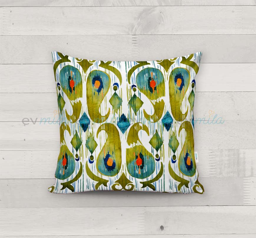 Evmila Autumn Patterned Cushion Cover