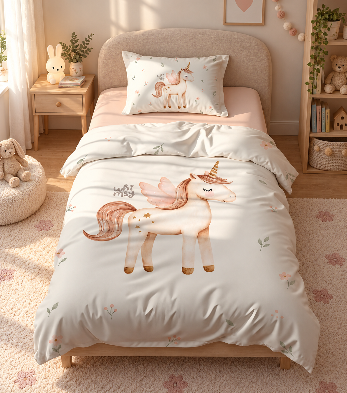 Evmila Unicorn Desenli Nevresim Takımı