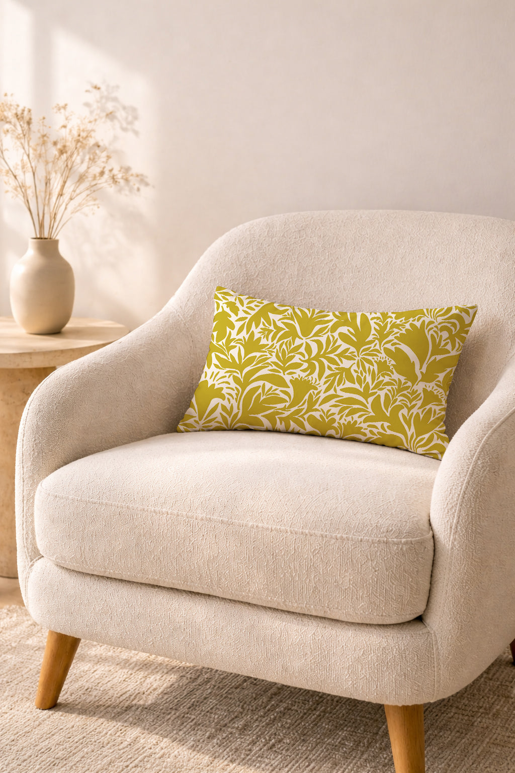 Evmila Soyut Desenli Kırlent Kılıfı