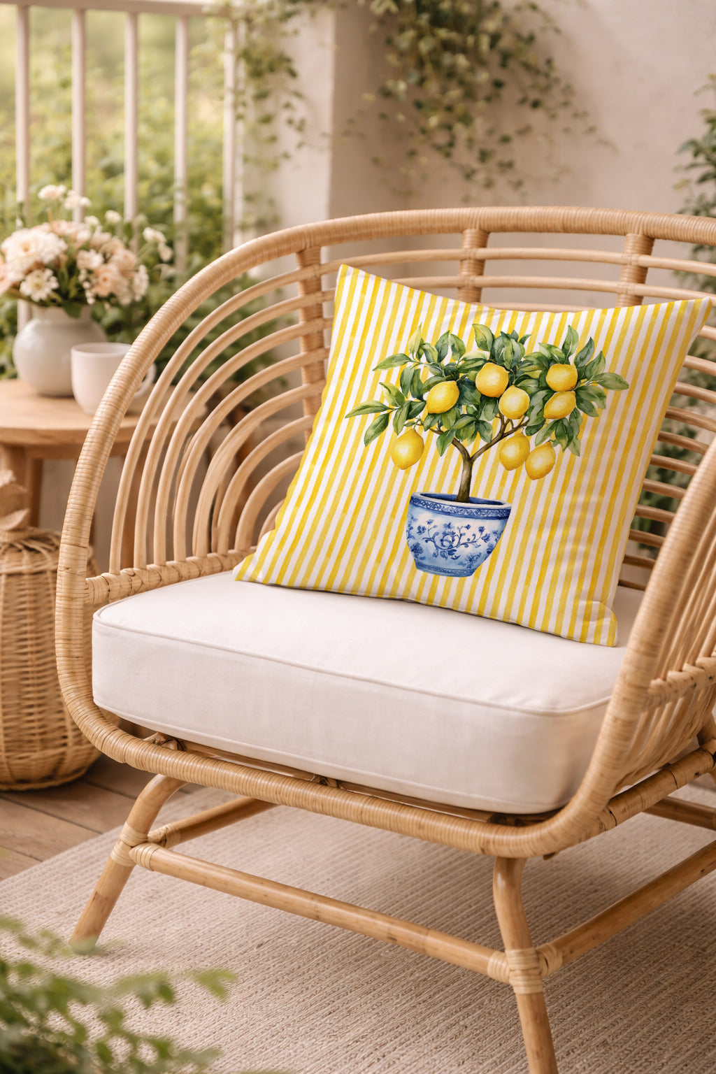 Evmila Autumn Patterned Cushion Cover