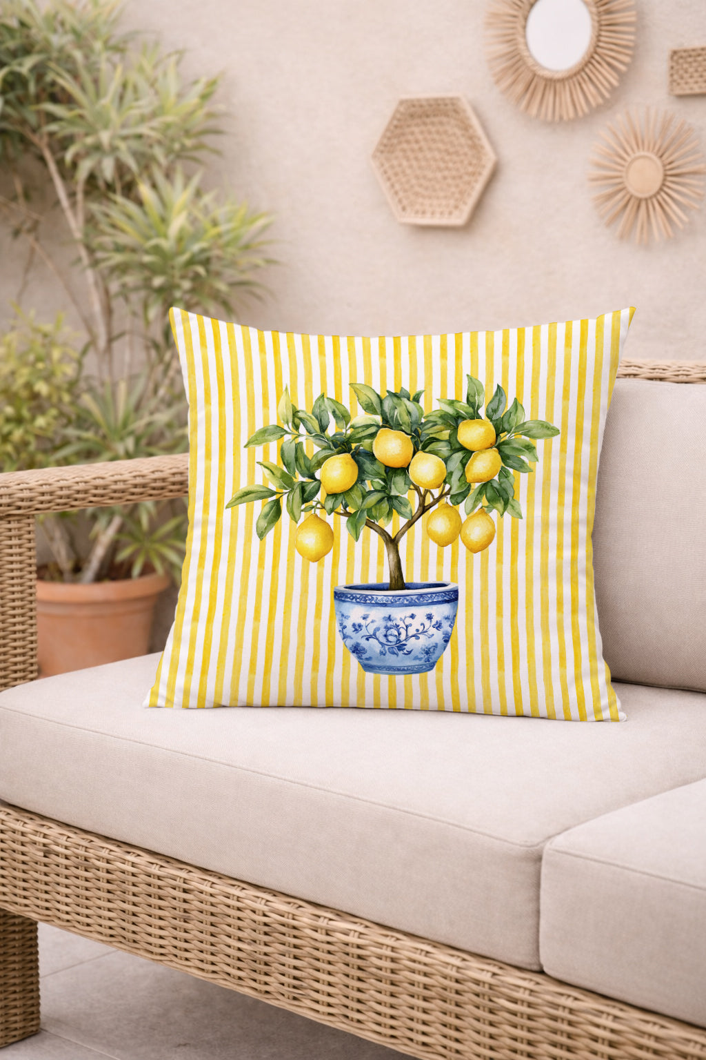 Evmila Autumn Patterned Cushion Cover