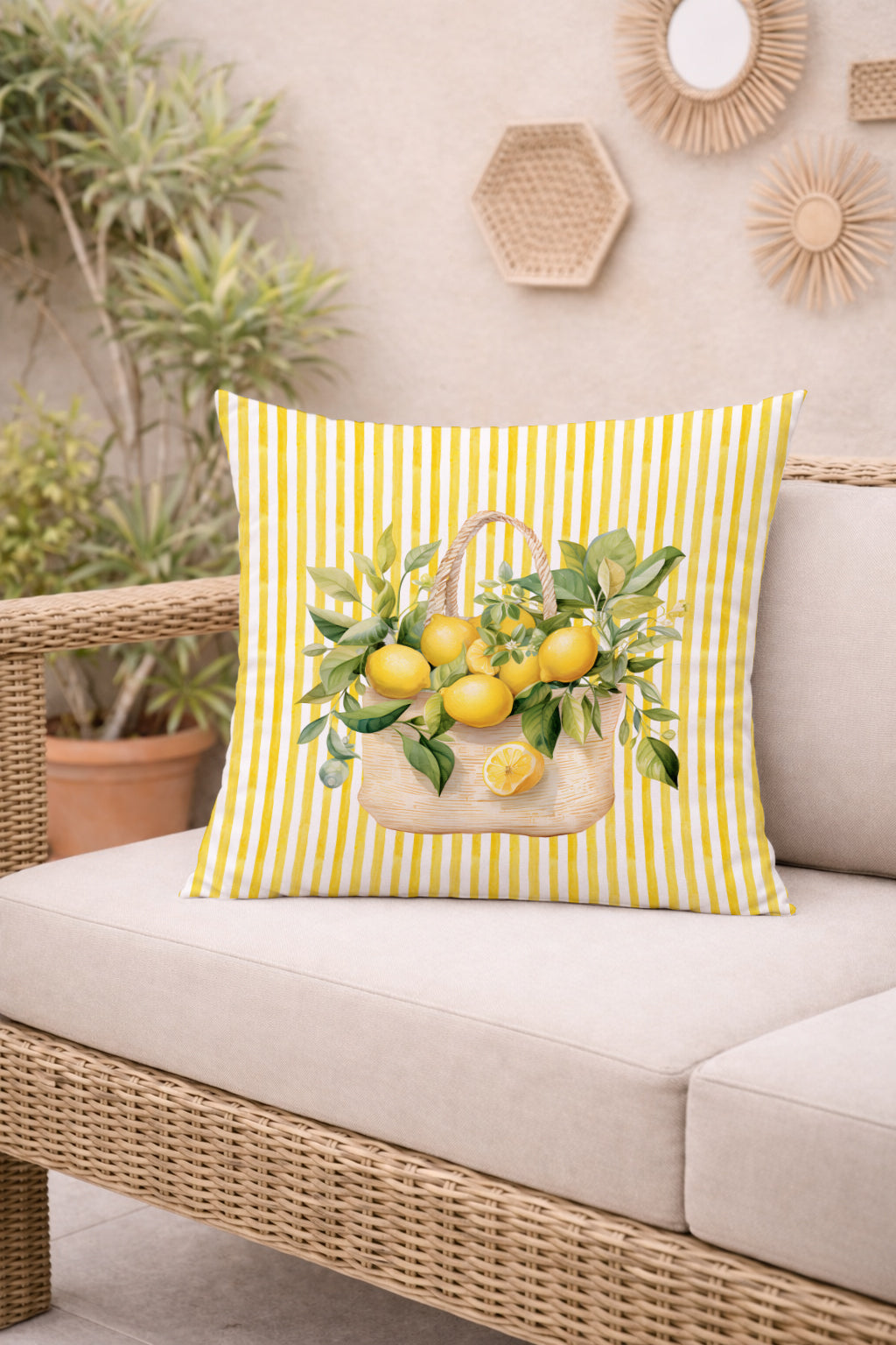 Evmila Autumn Patterned Cushion Cover