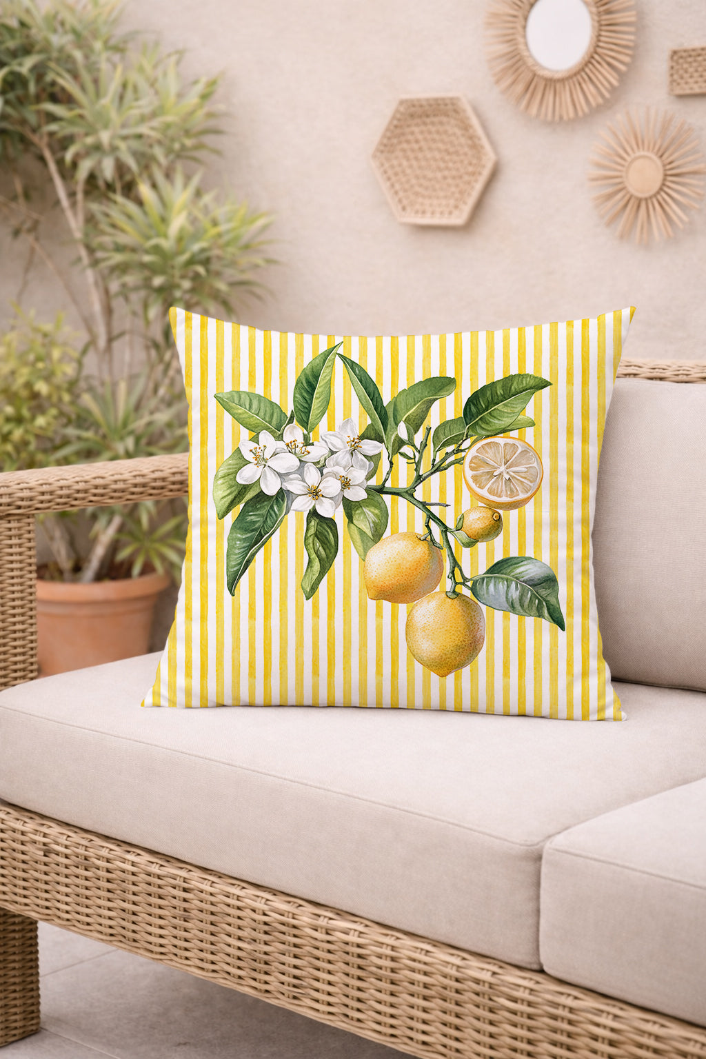 Evmila Autumn Patterned Cushion Cover