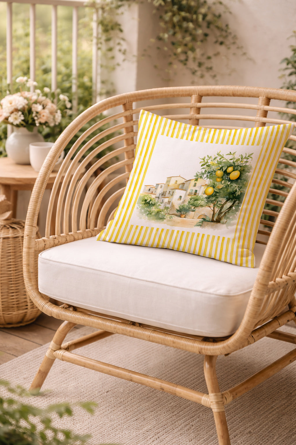 Evmila Autumn Patterned Cushion Cover