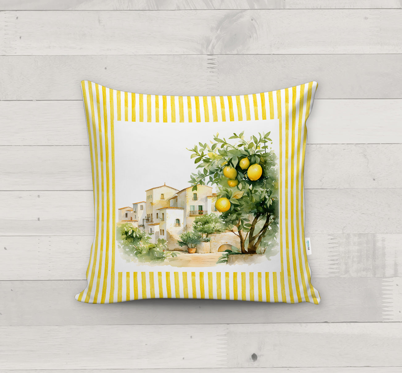 Evmila Autumn Patterned Cushion Cover