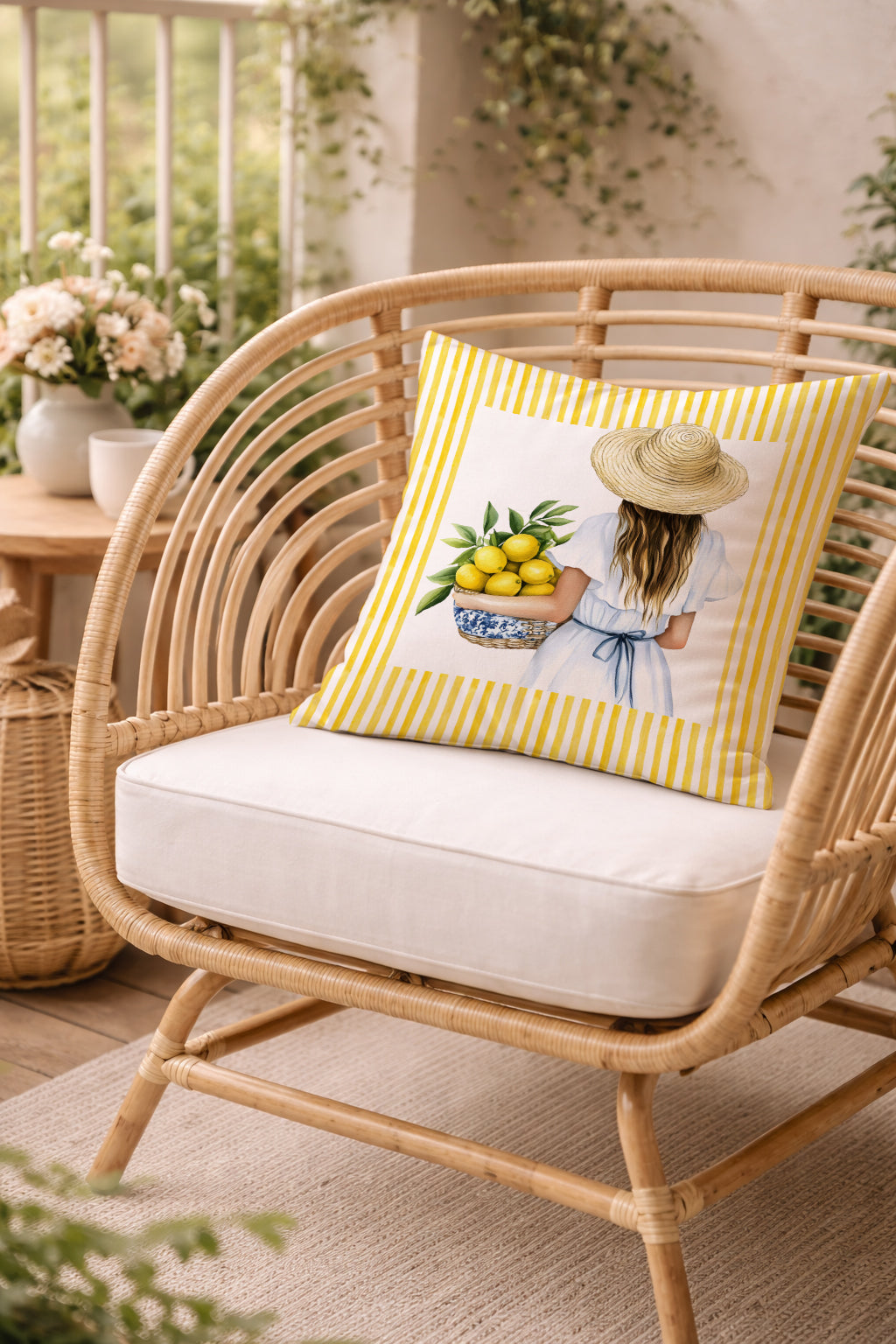 Evmila Autumn Patterned Cushion Cover