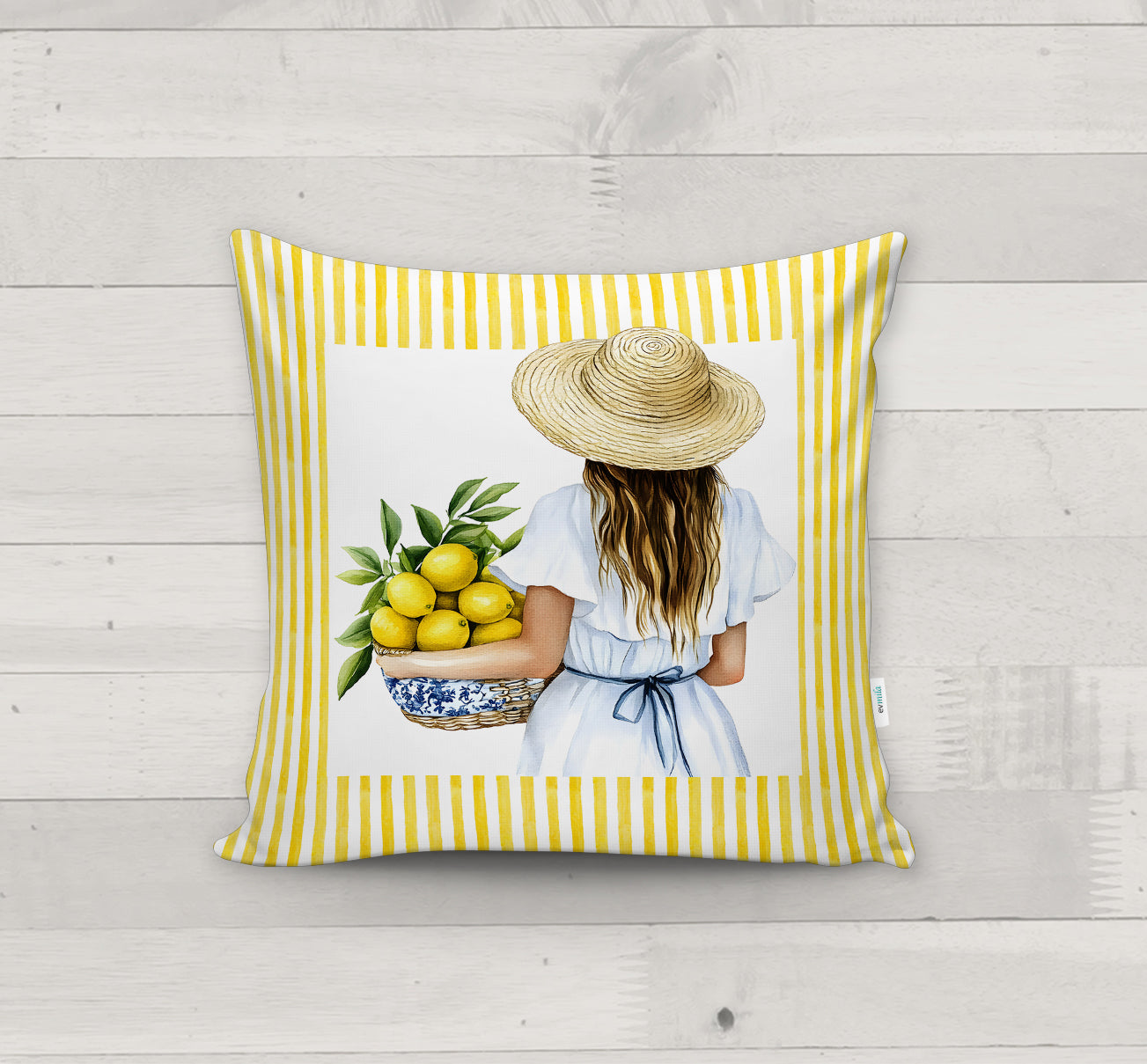 Evmila Autumn Patterned Cushion Cover
