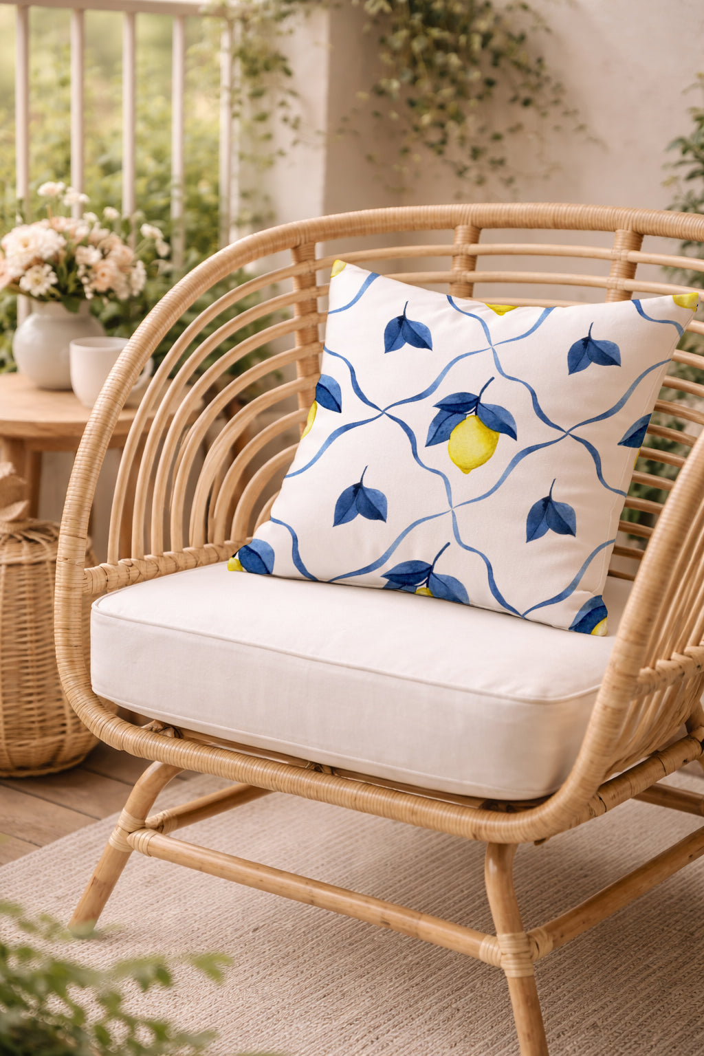Evmila Autumn Patterned Cushion Cover