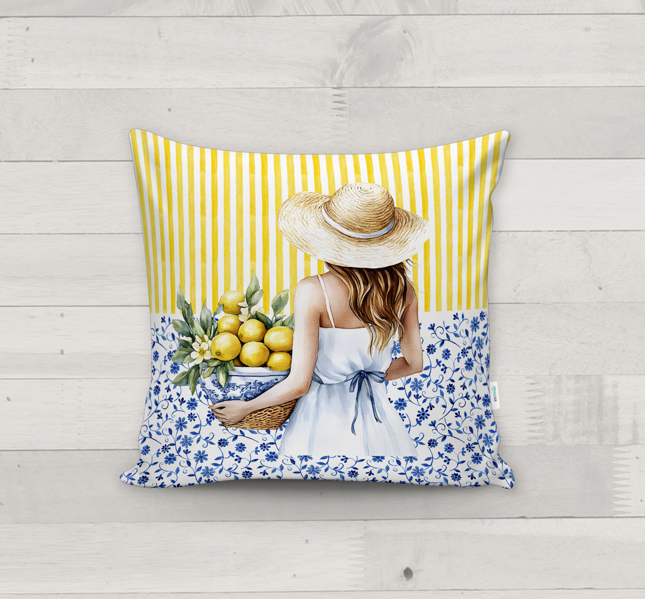 Evmila Autumn Patterned Cushion Cover