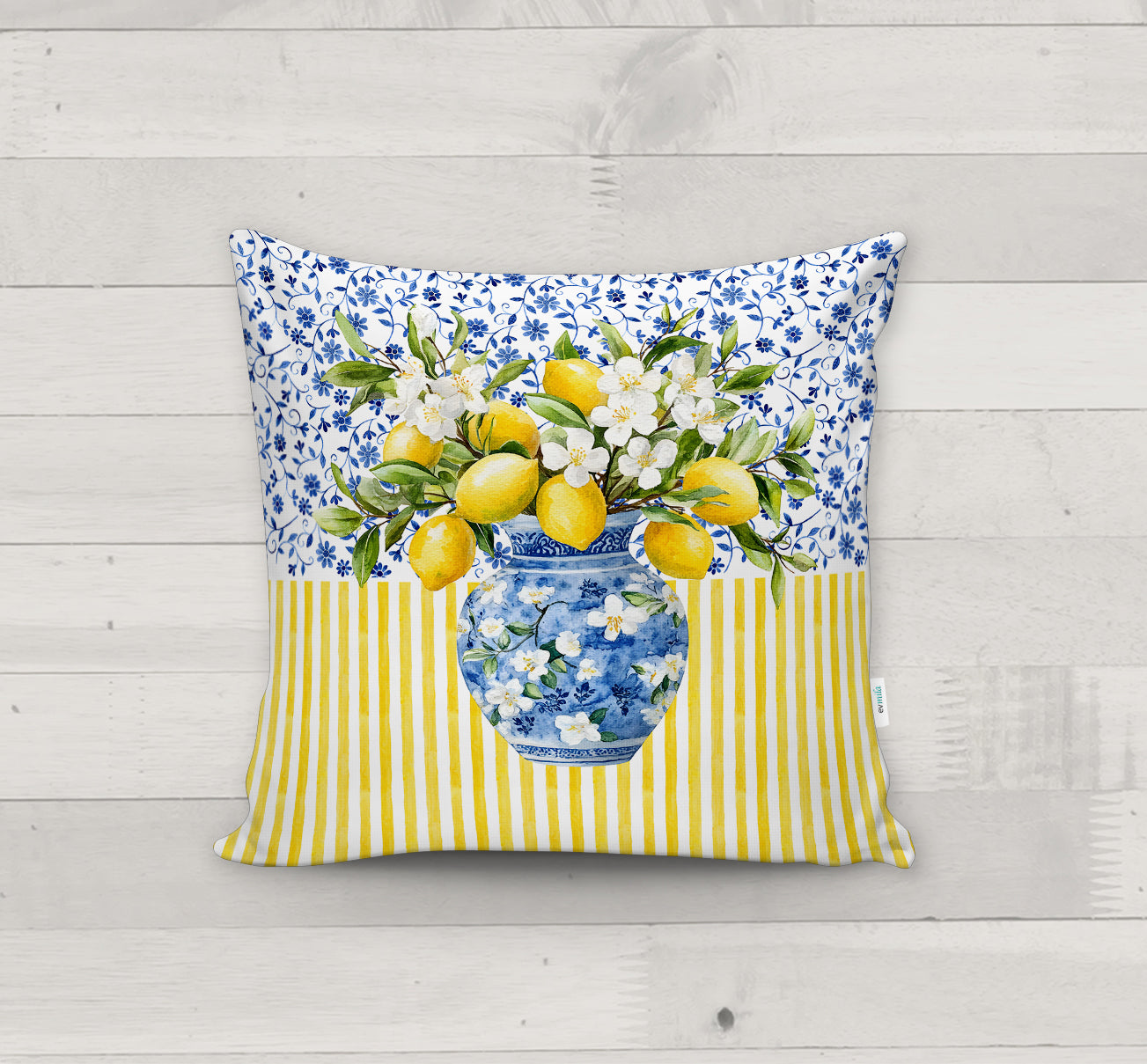 Evmila Autumn Patterned Cushion Cover