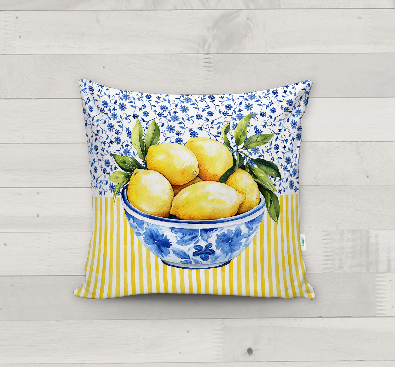 Evmila Autumn Patterned Cushion Cover
