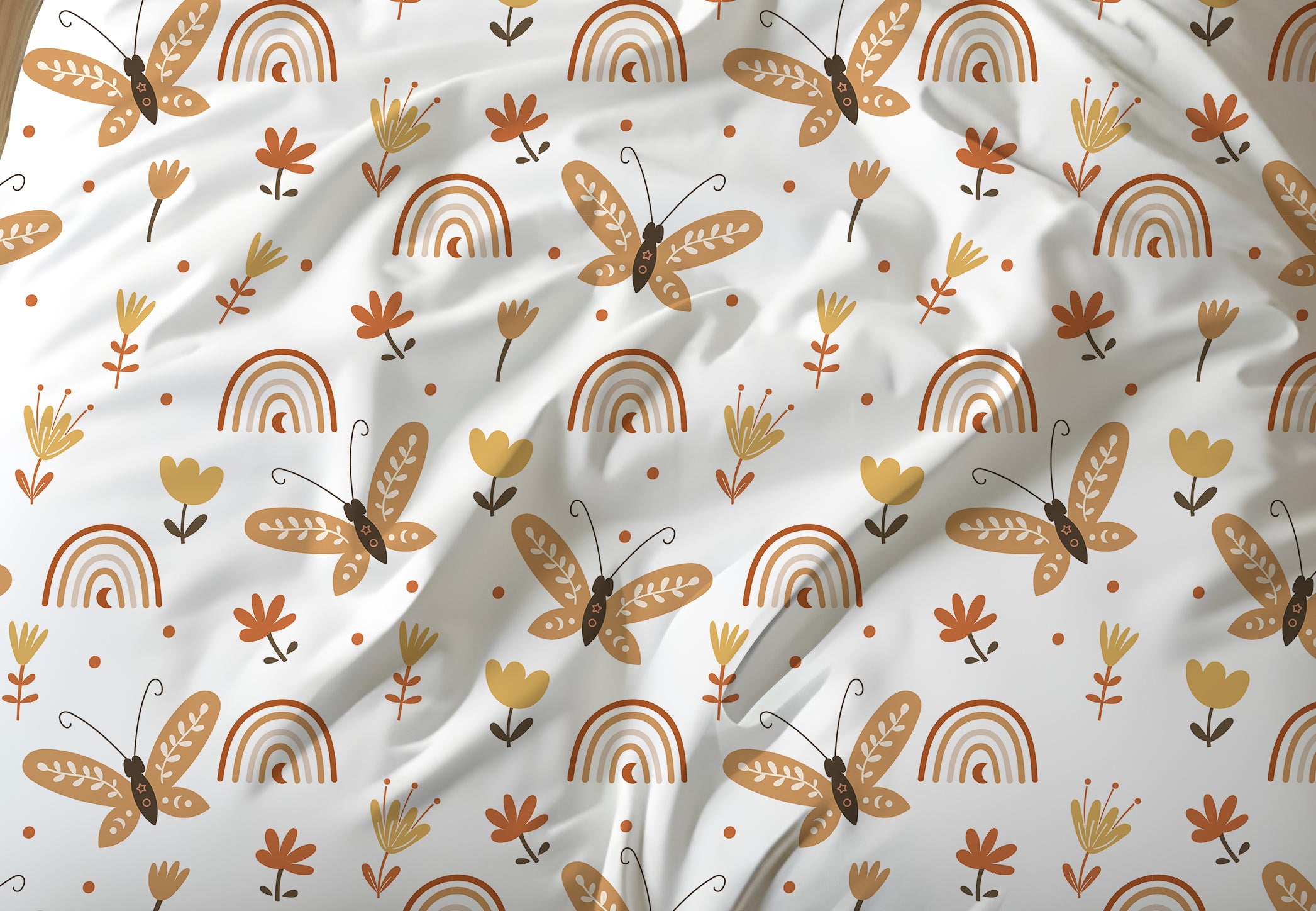 Evmila Astronaut Patterned Duvet Cover Set