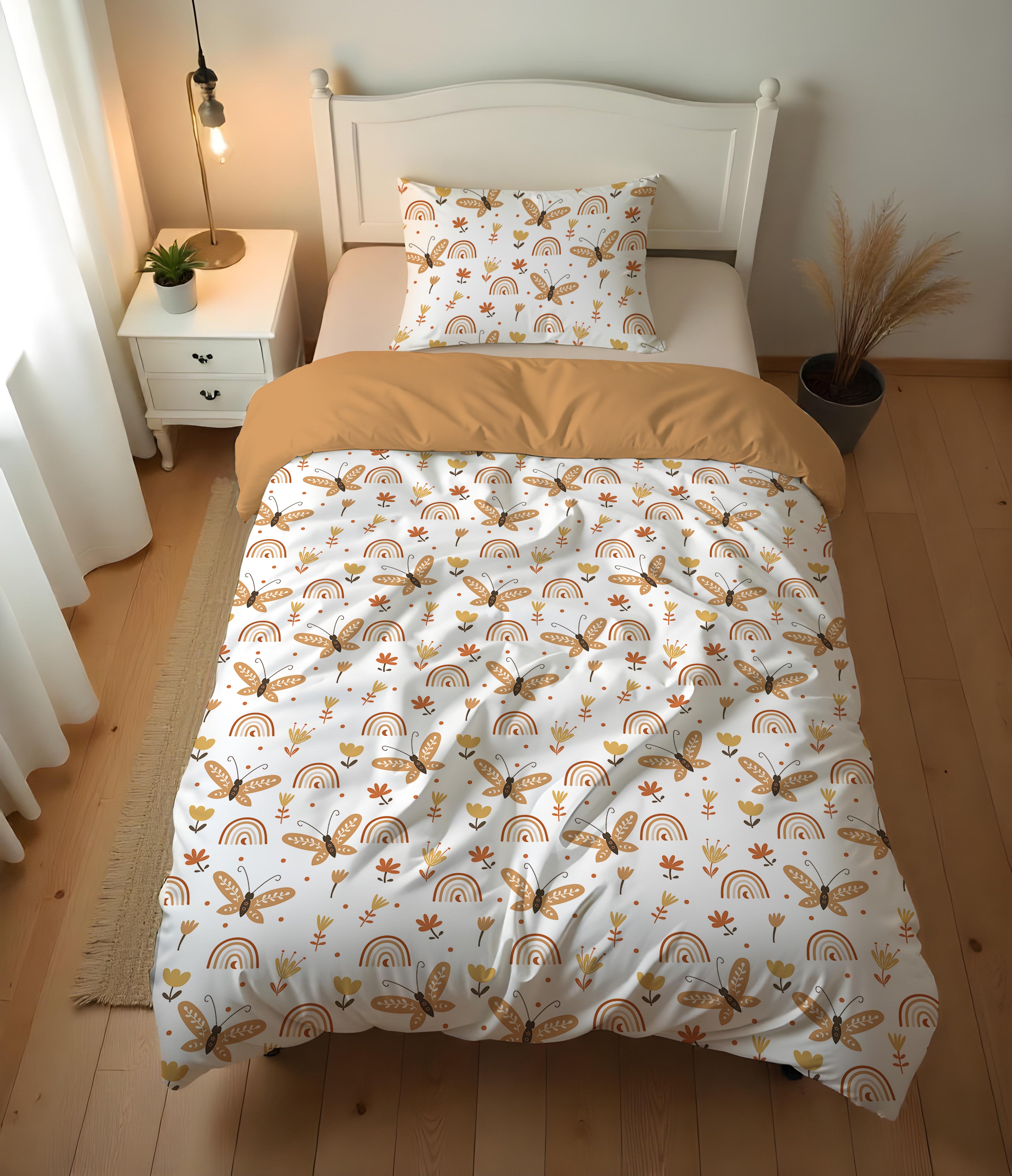 Evmila Astronaut Patterned Duvet Cover Set