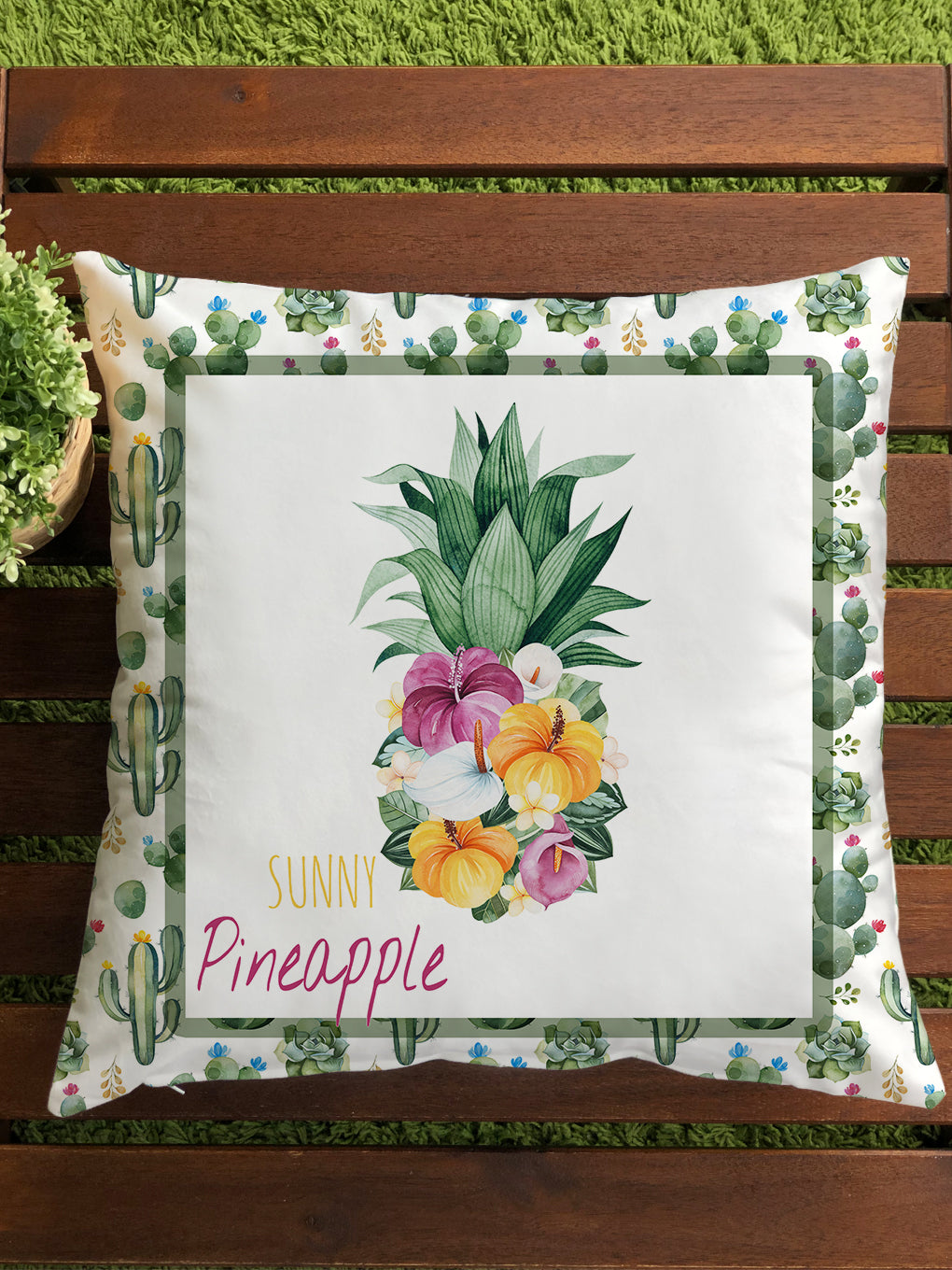 Evmila Autumn Patterned Cushion Cover