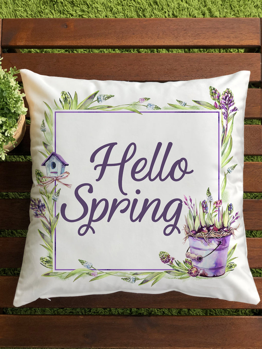 Evmila Autumn Patterned Cushion Cover