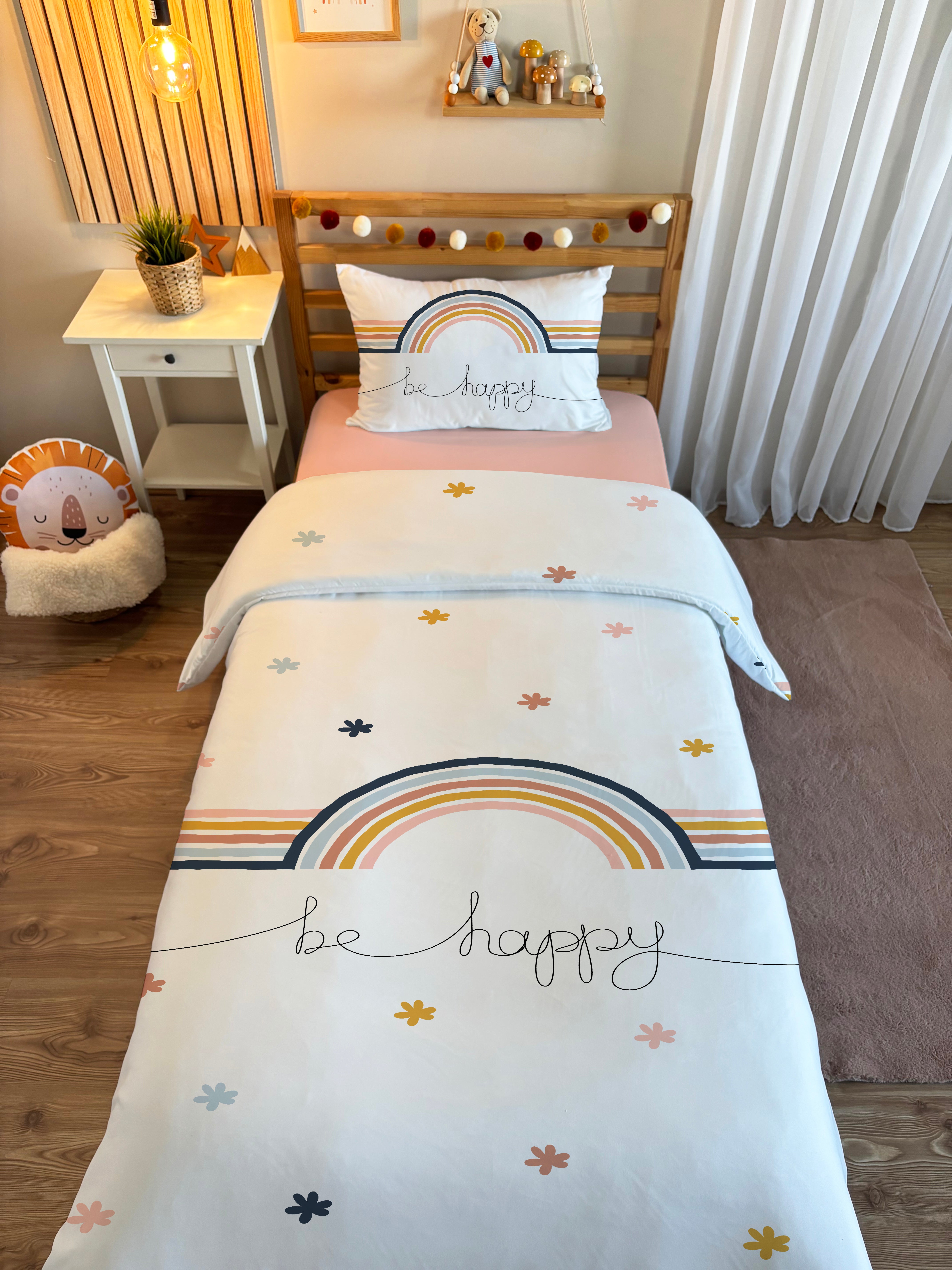 Evmila Astronaut Patterned Duvet Cover Set