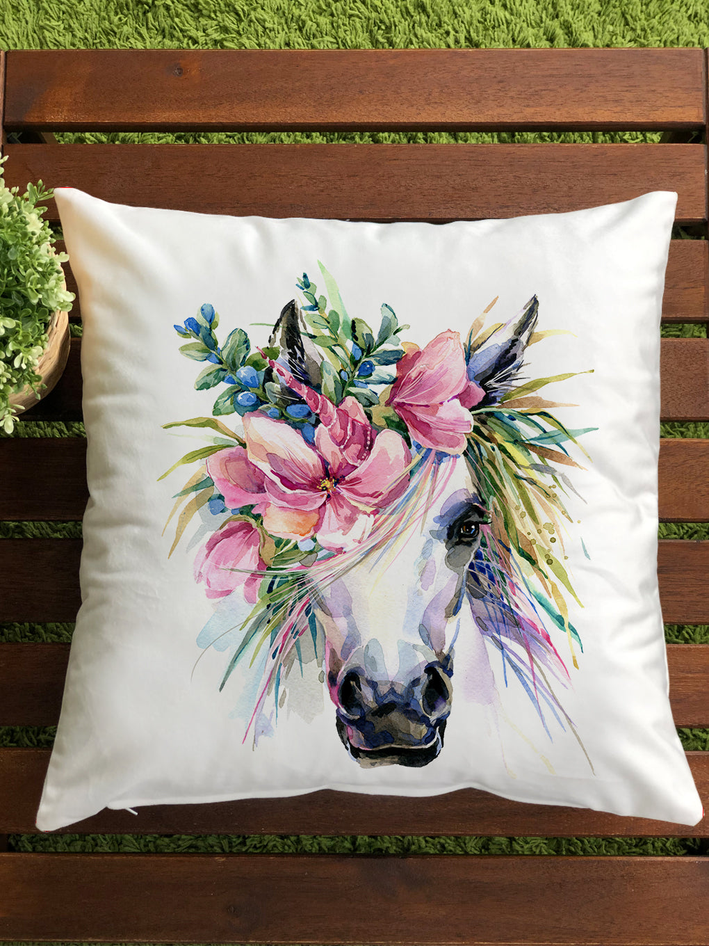 Evmila Autumn Patterned Cushion Cover