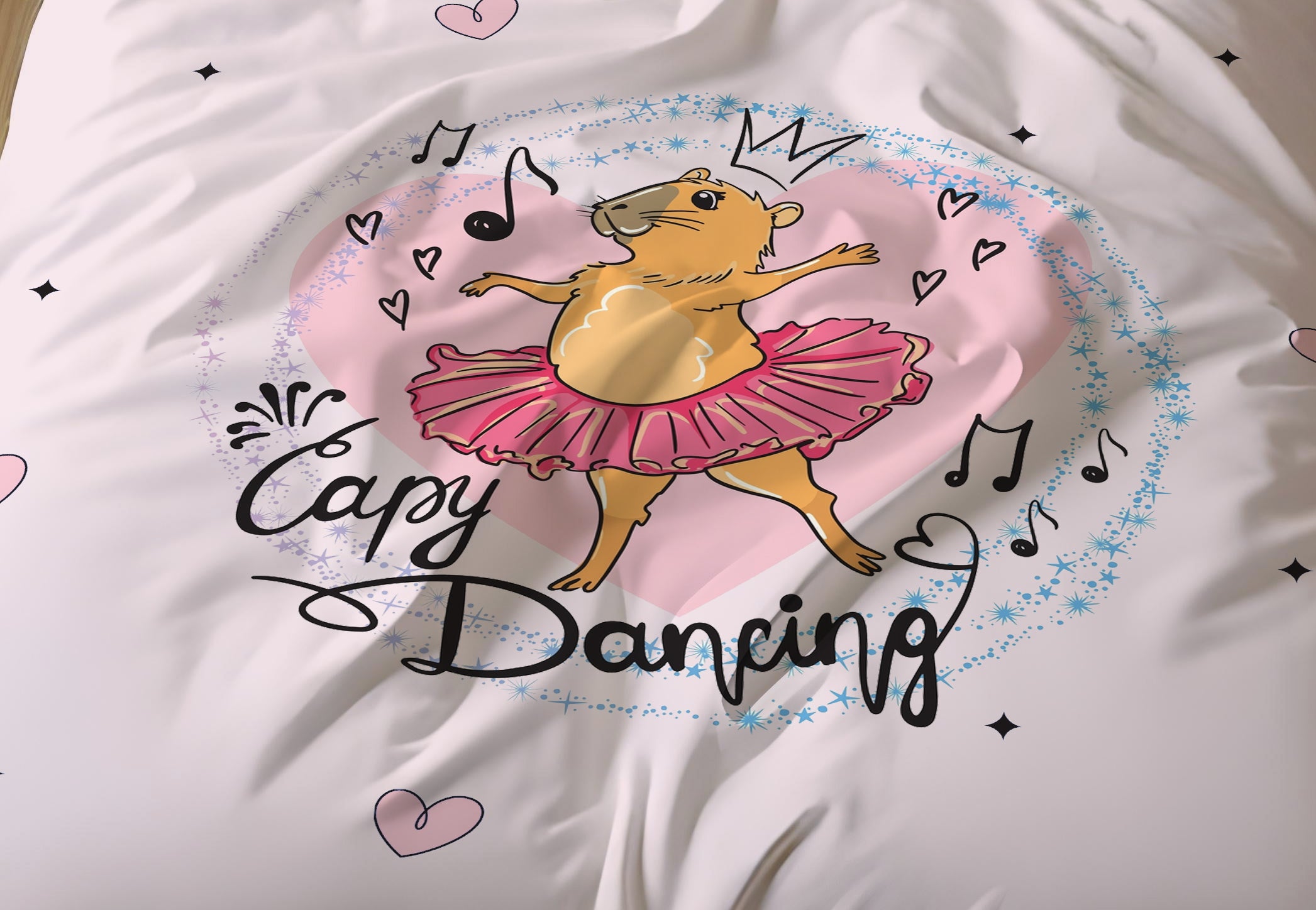 Evmila Capybara Desenli Nevresim Takımı