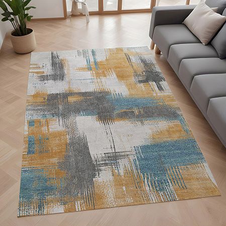 Evmila Eskitme Desenli Modern Halı