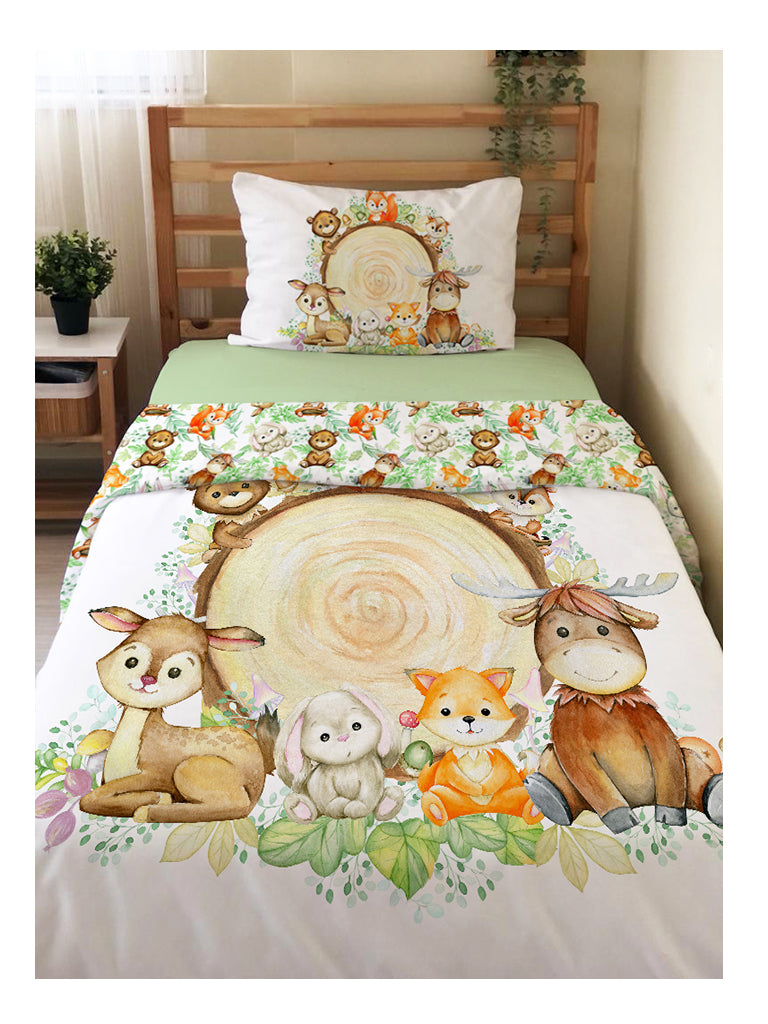 Evmila Astronaut Patterned Duvet Cover Set