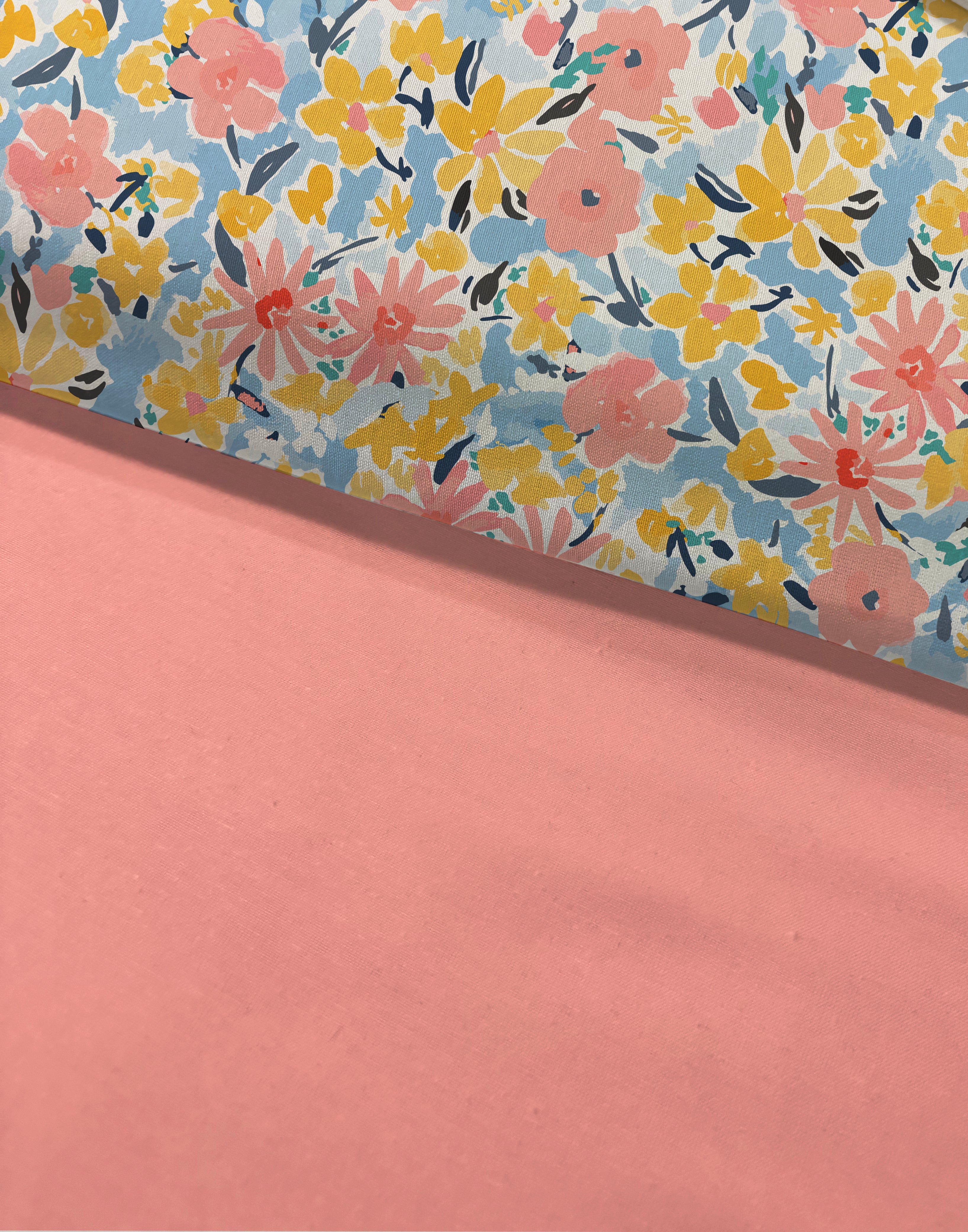 Evmila Minik Çiçekler Desenli Nevresim Takımı