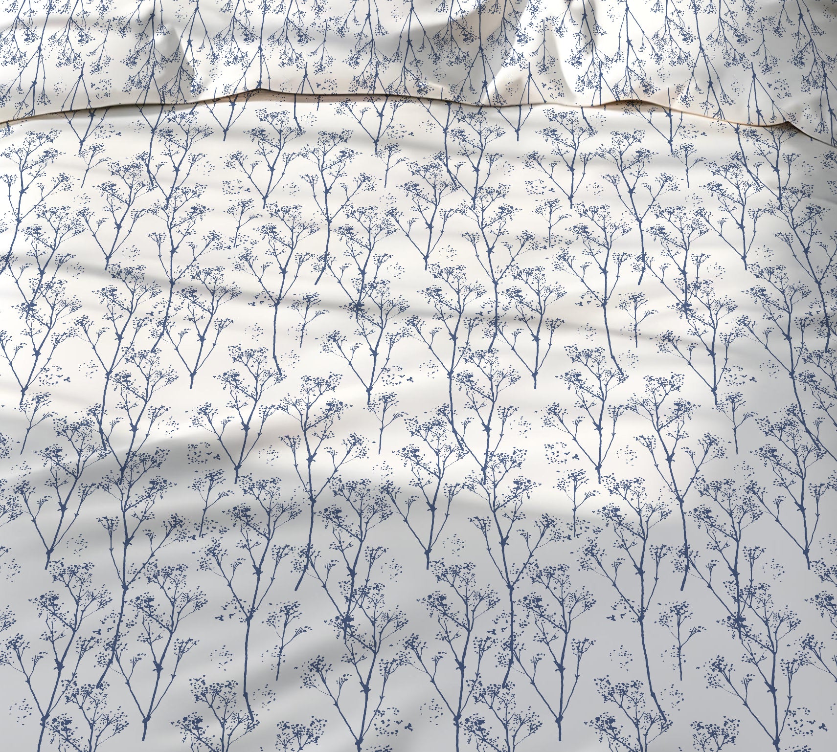 Evmila Minik Dallar Desenli Nevresim Takımı