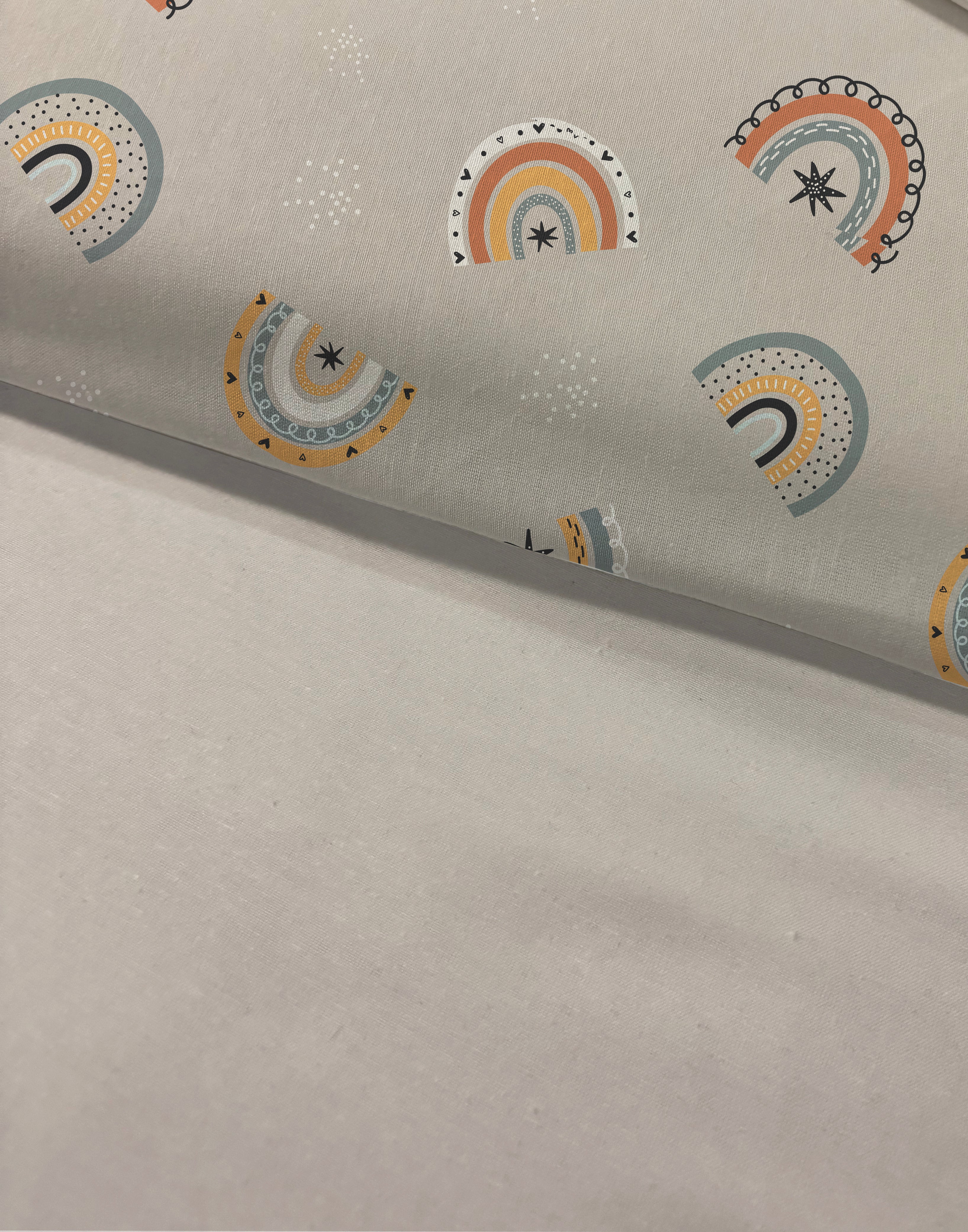 Evmila Gökkuşakları Desenli Nevresim Takım