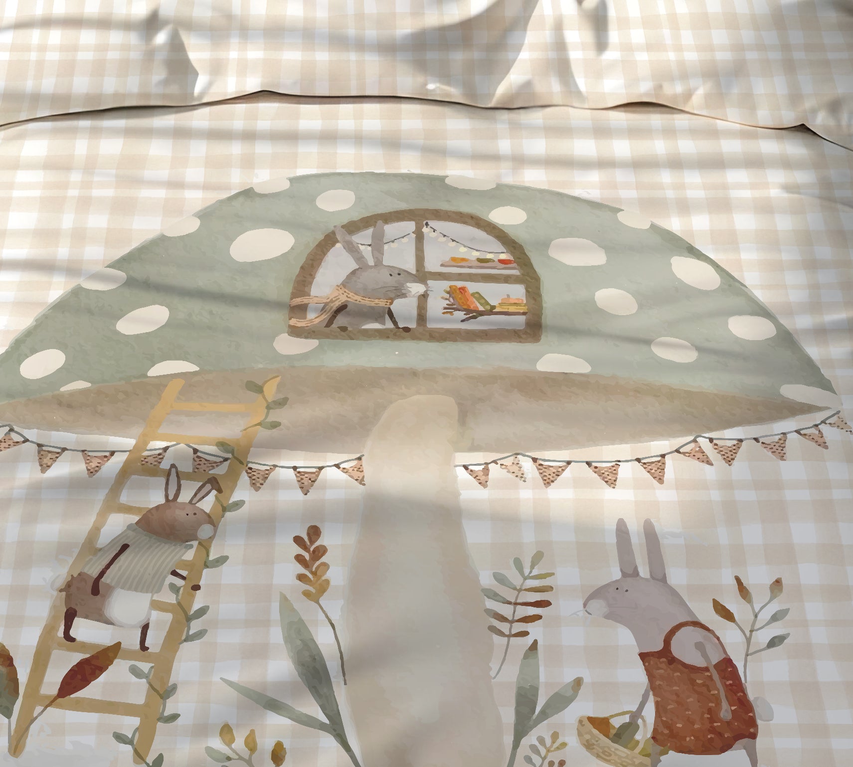 Evmila İskandinav Desenli Nevresim Takım