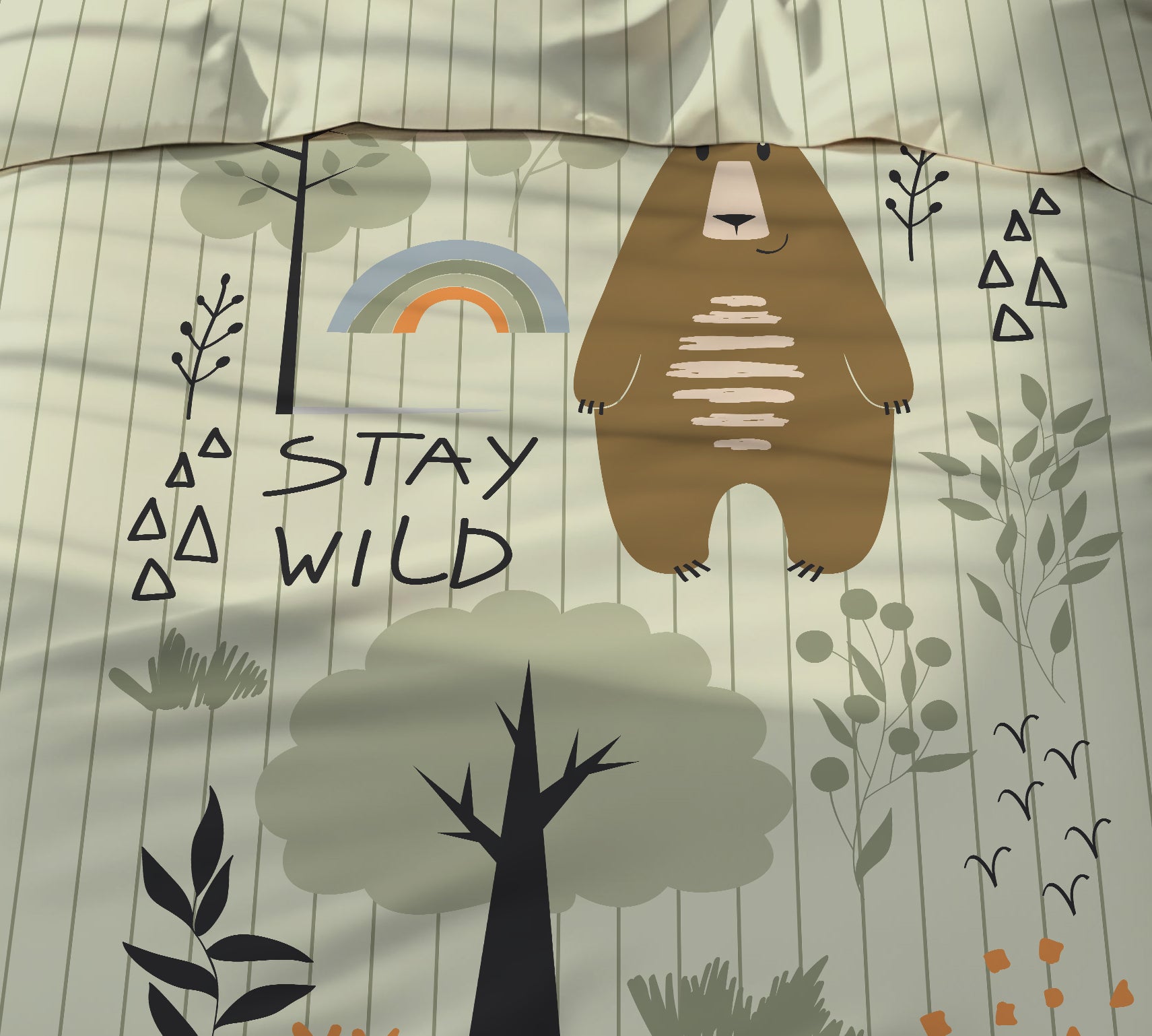 Evmila İskandinav Desenli Nevresim Takım