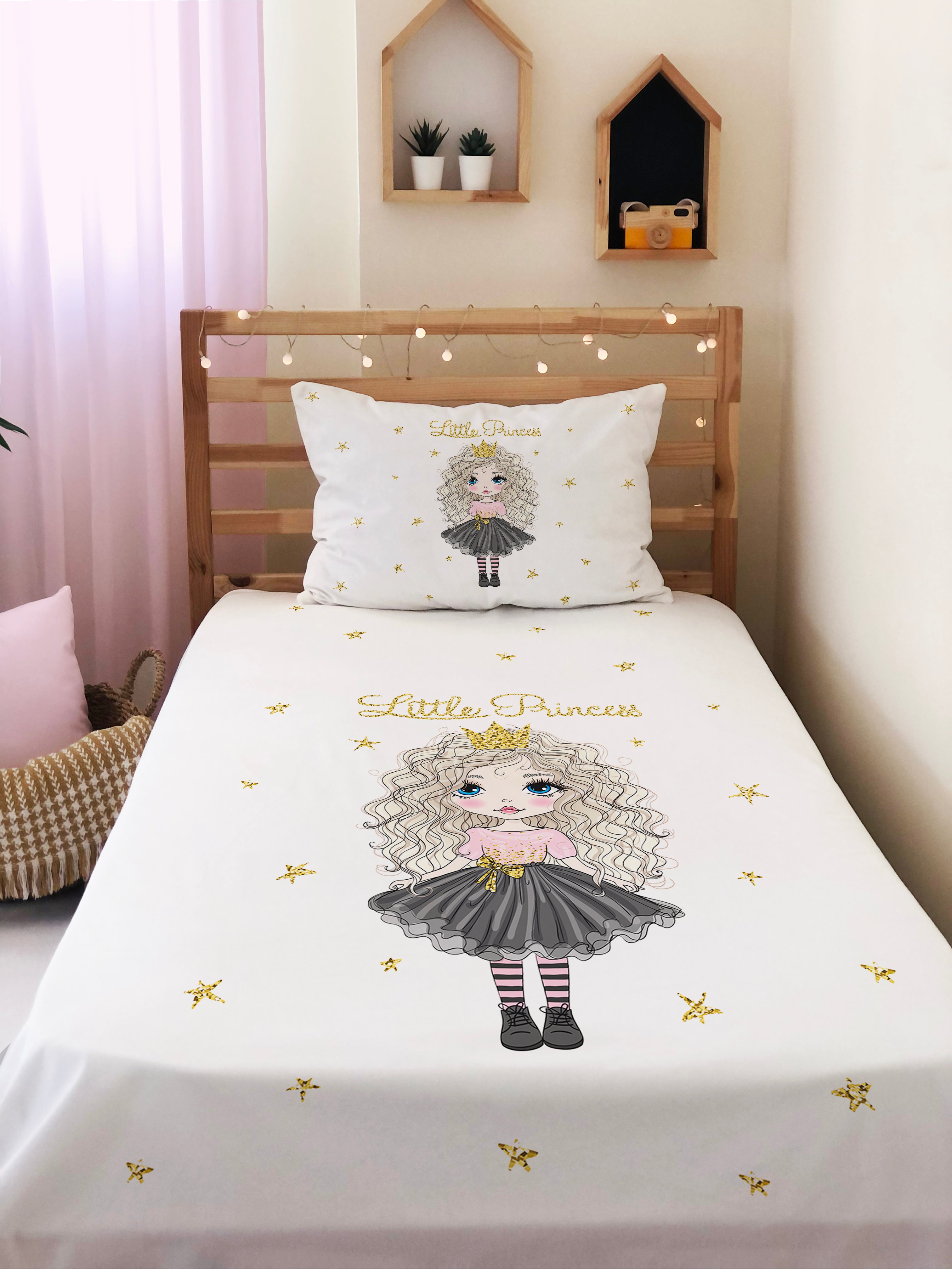 Evmila Astronaut Patterned Duvet Cover Set