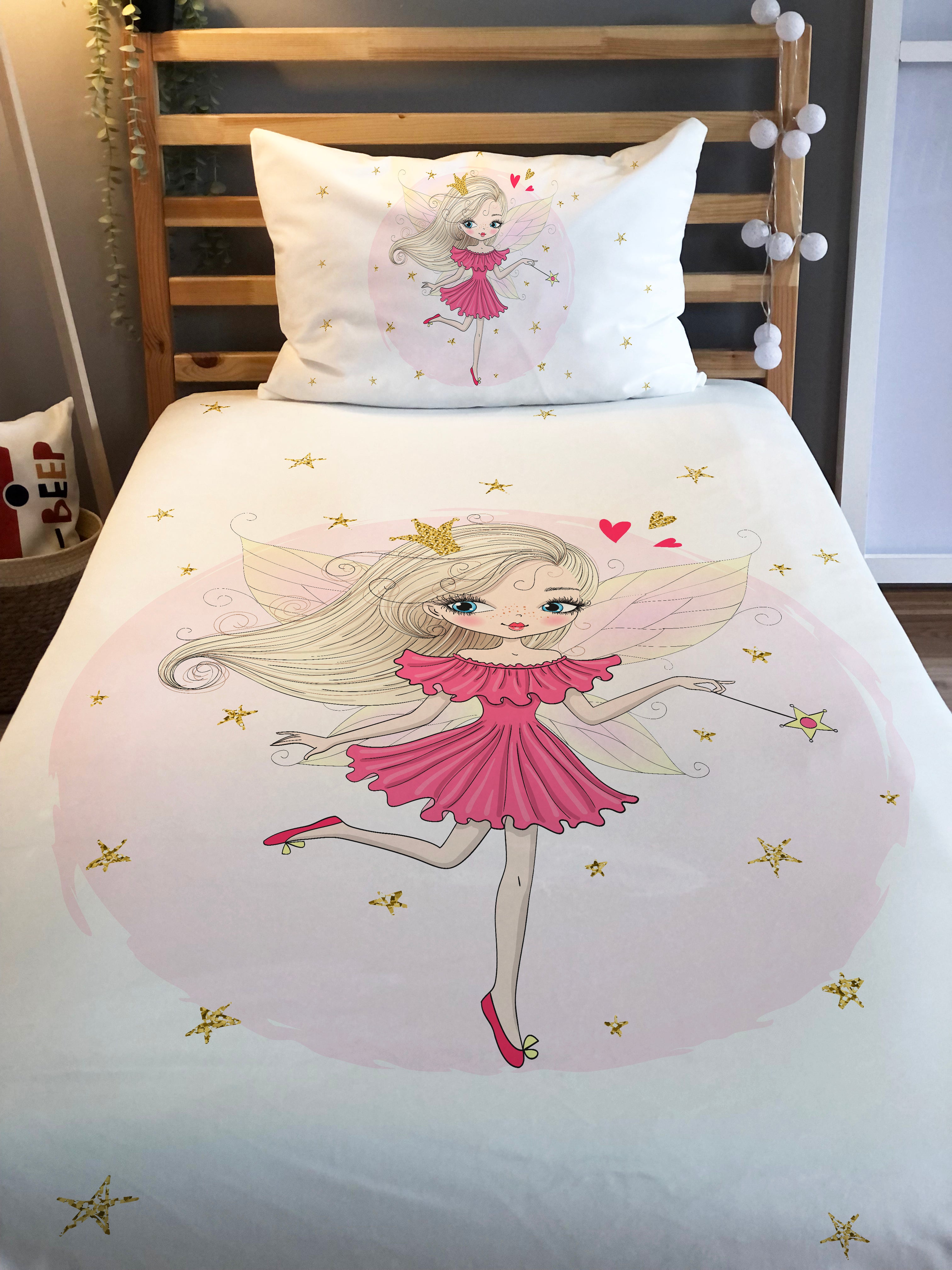 Evmila Astronaut Patterned Duvet Cover Set