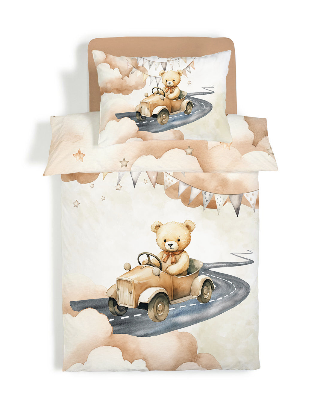 Evmila Astronaut Patterned Duvet Cover Set
