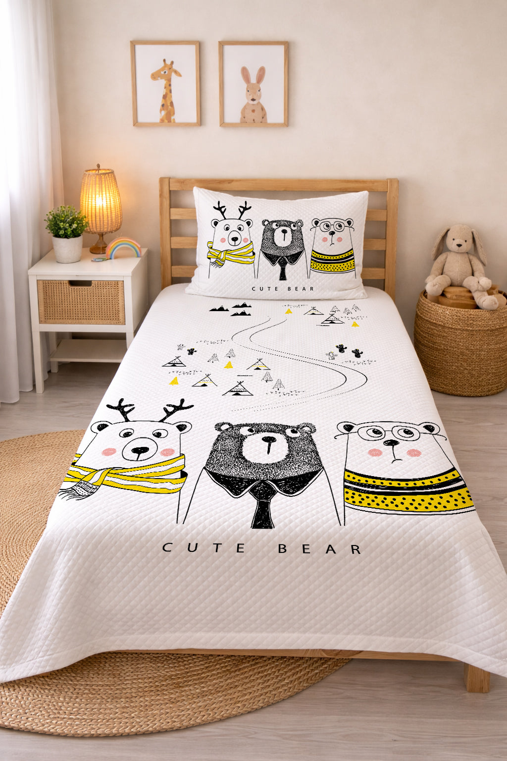 Evmila İskandinav Ayıcık ve Yol Desenli Pike