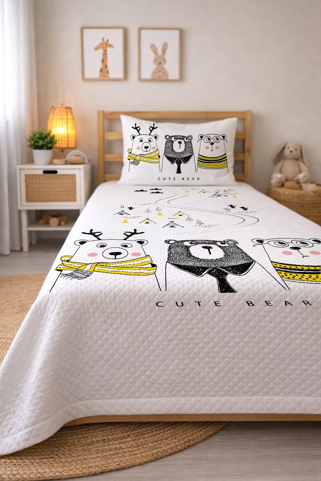 Evmila İskandinav Ayıcık ve Yol Desenli Pike