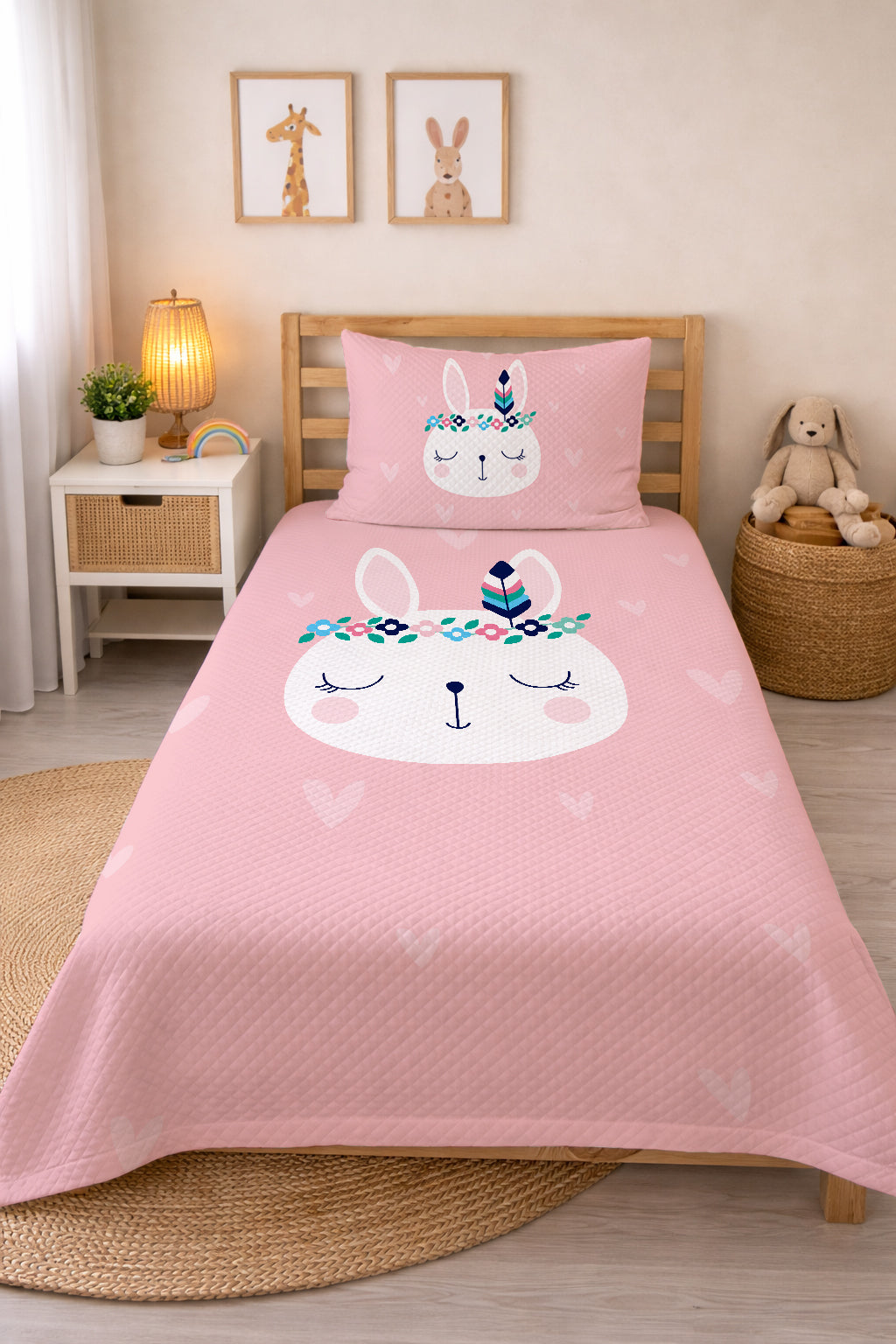 Evmila İskandinav Tavşan Desenli Pike