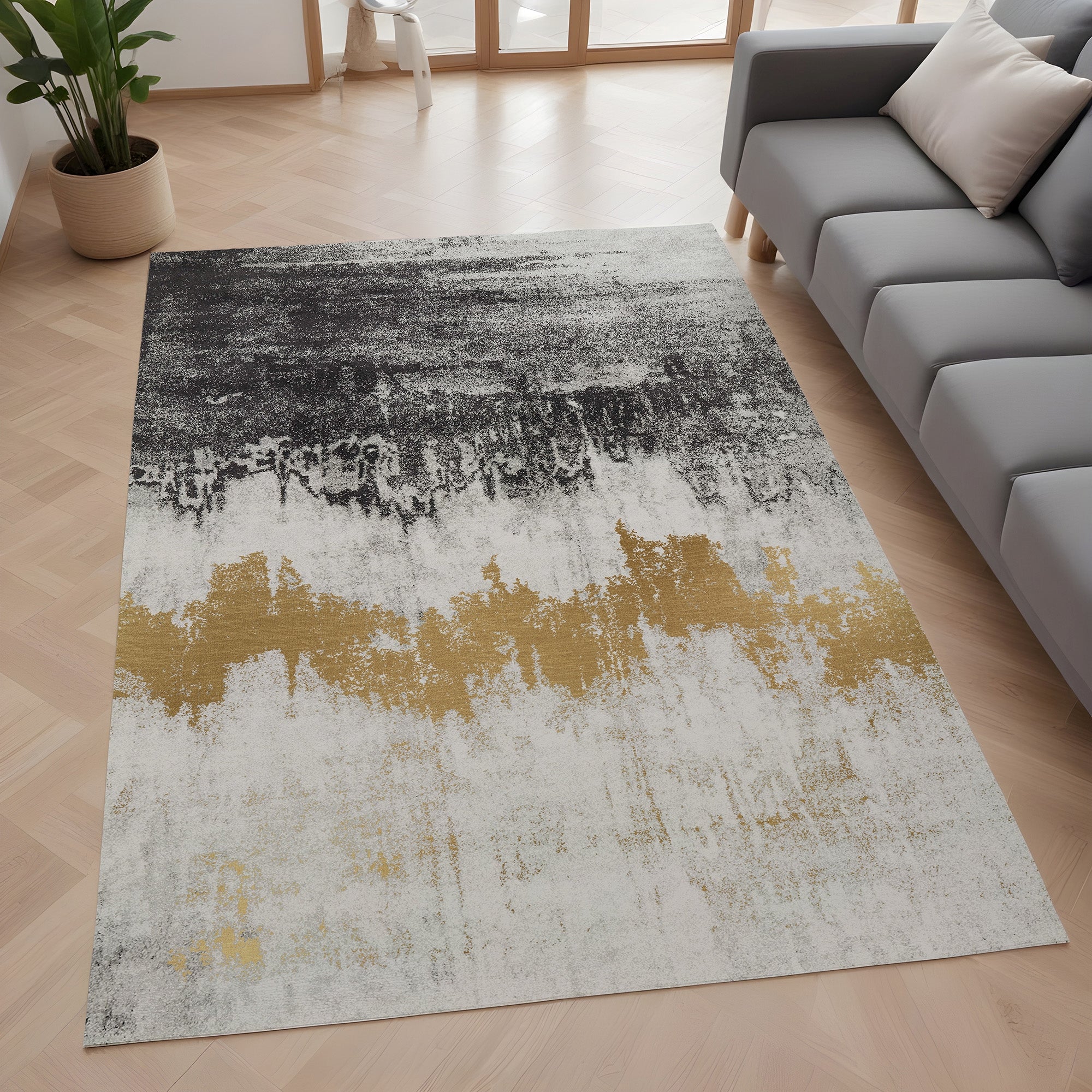 Evmila Eskitme Desenli Modern Halı