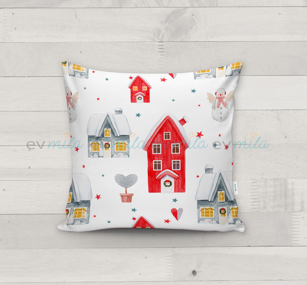 Evmila Autumn Patterned Cushion Cover