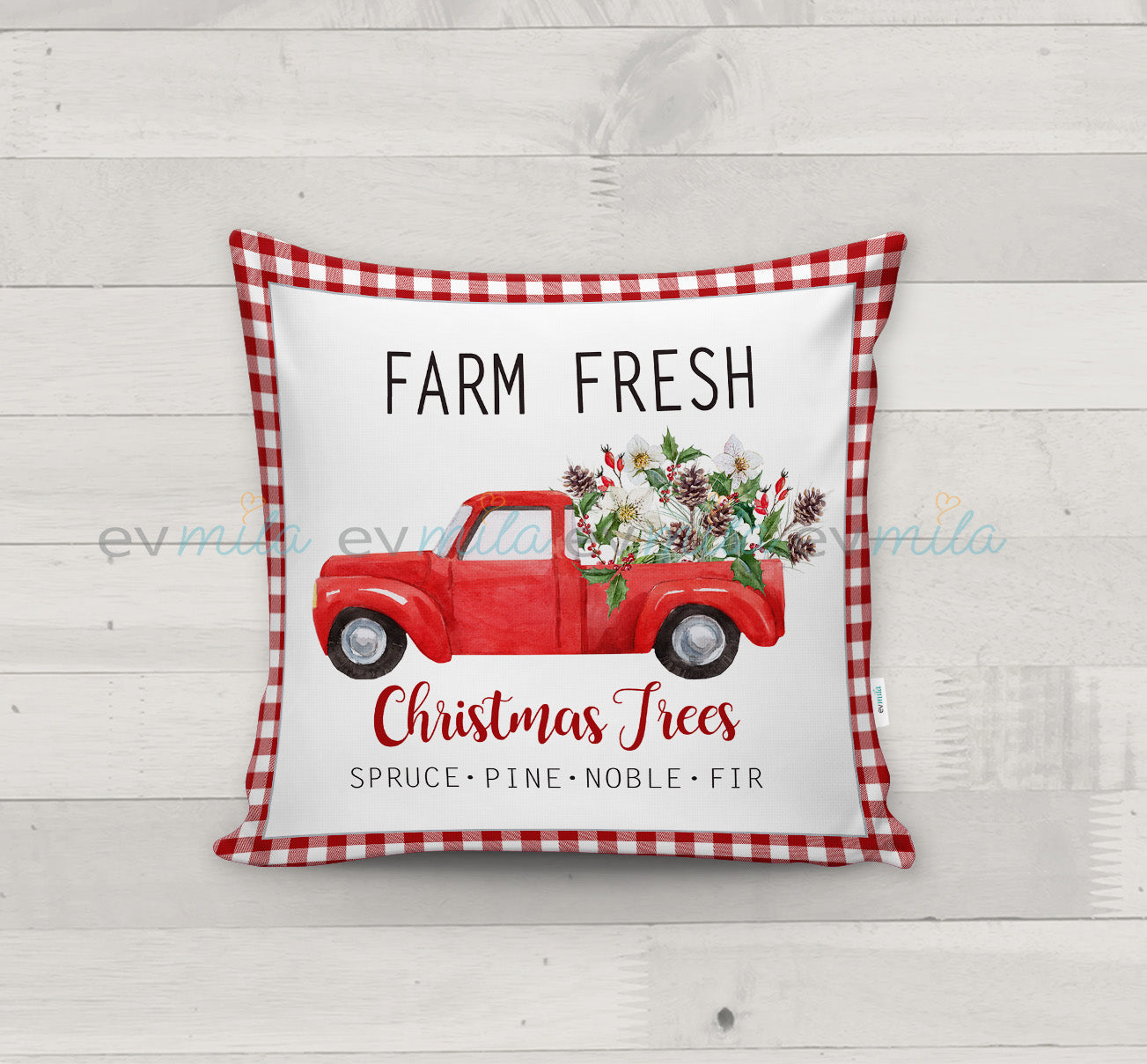 Evmila Autumn Patterned Cushion Cover