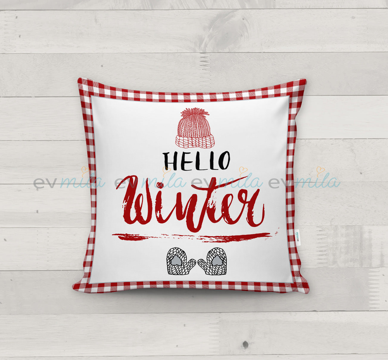 Evmila Autumn Patterned Cushion Cover