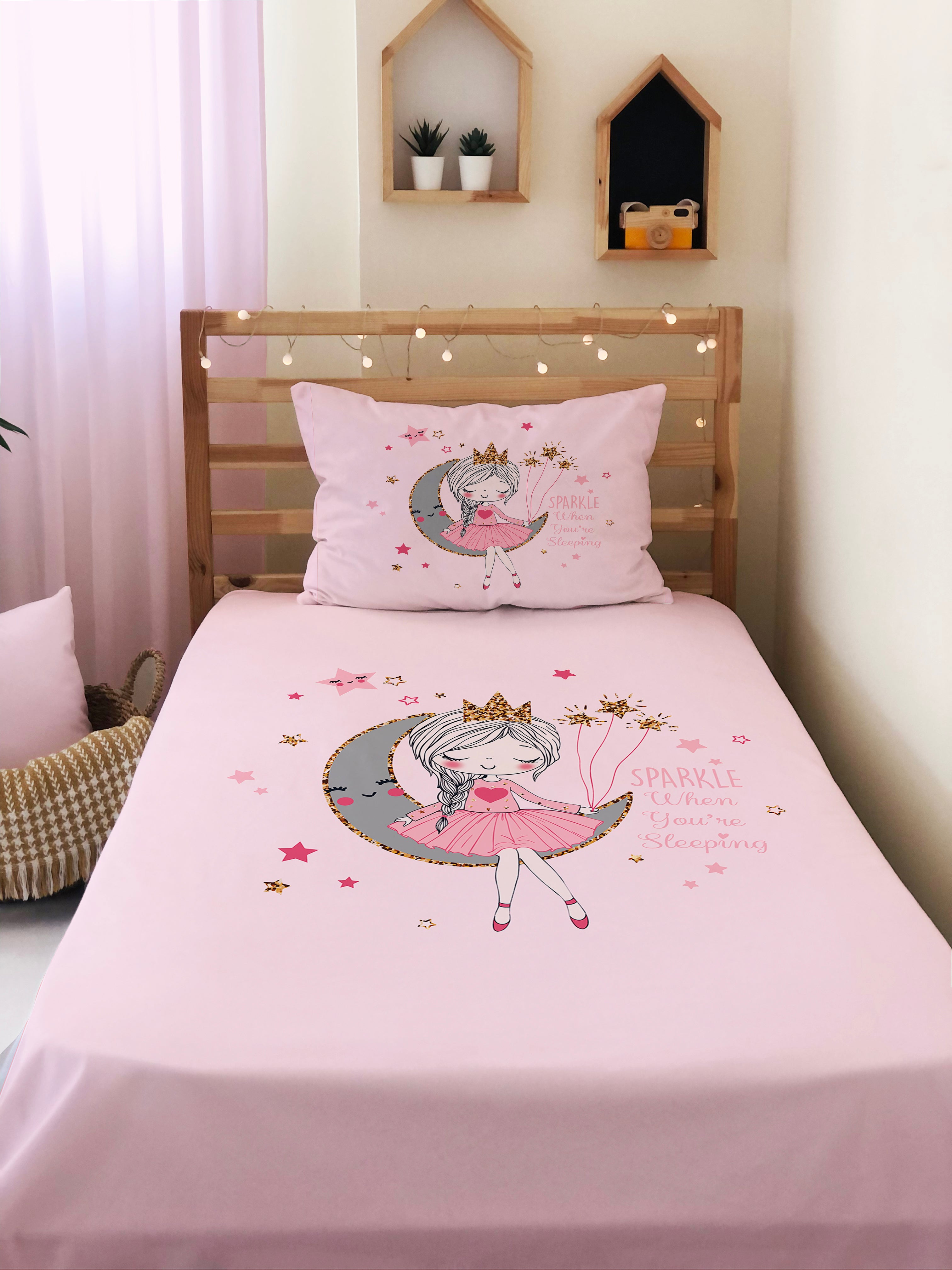 Evmila Astronaut Patterned Duvet Cover Set