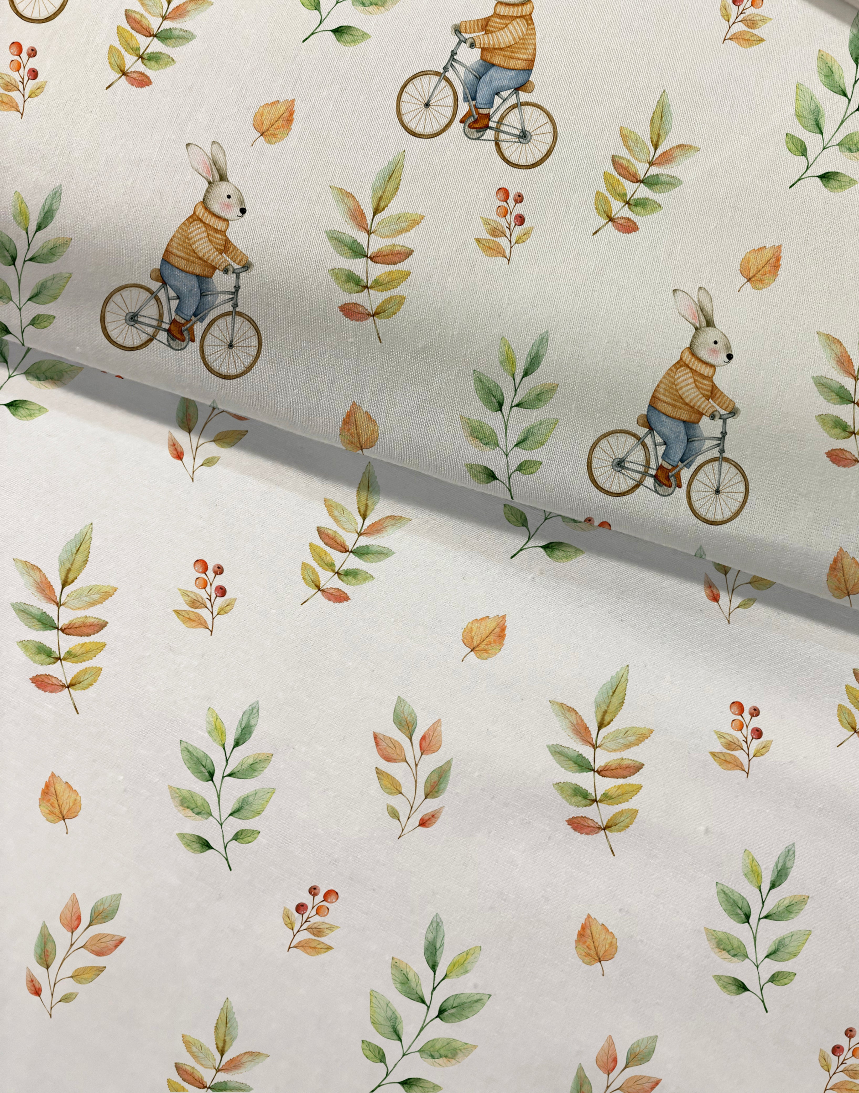 Evmila Minik Tavşanlar Desenli Nevresim Takımı