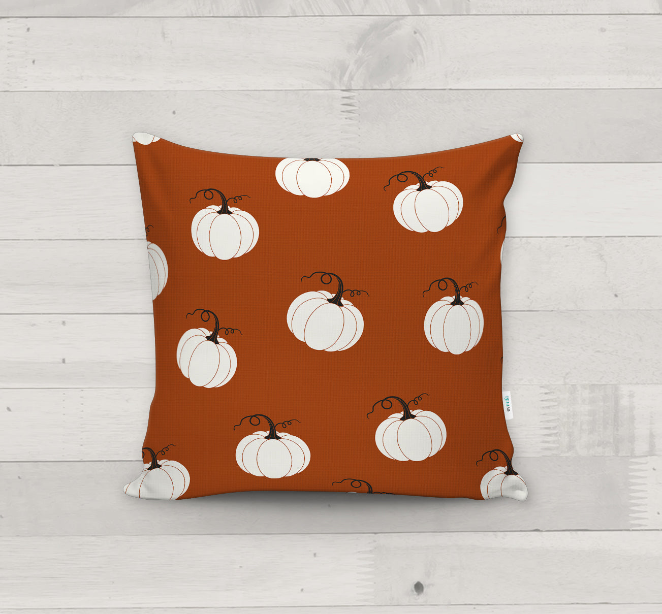 Evmila Autumn Patterned Cushion Cover