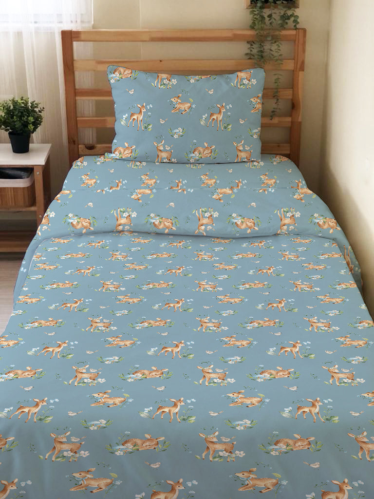 Evmila Astronaut Patterned Duvet Cover Set