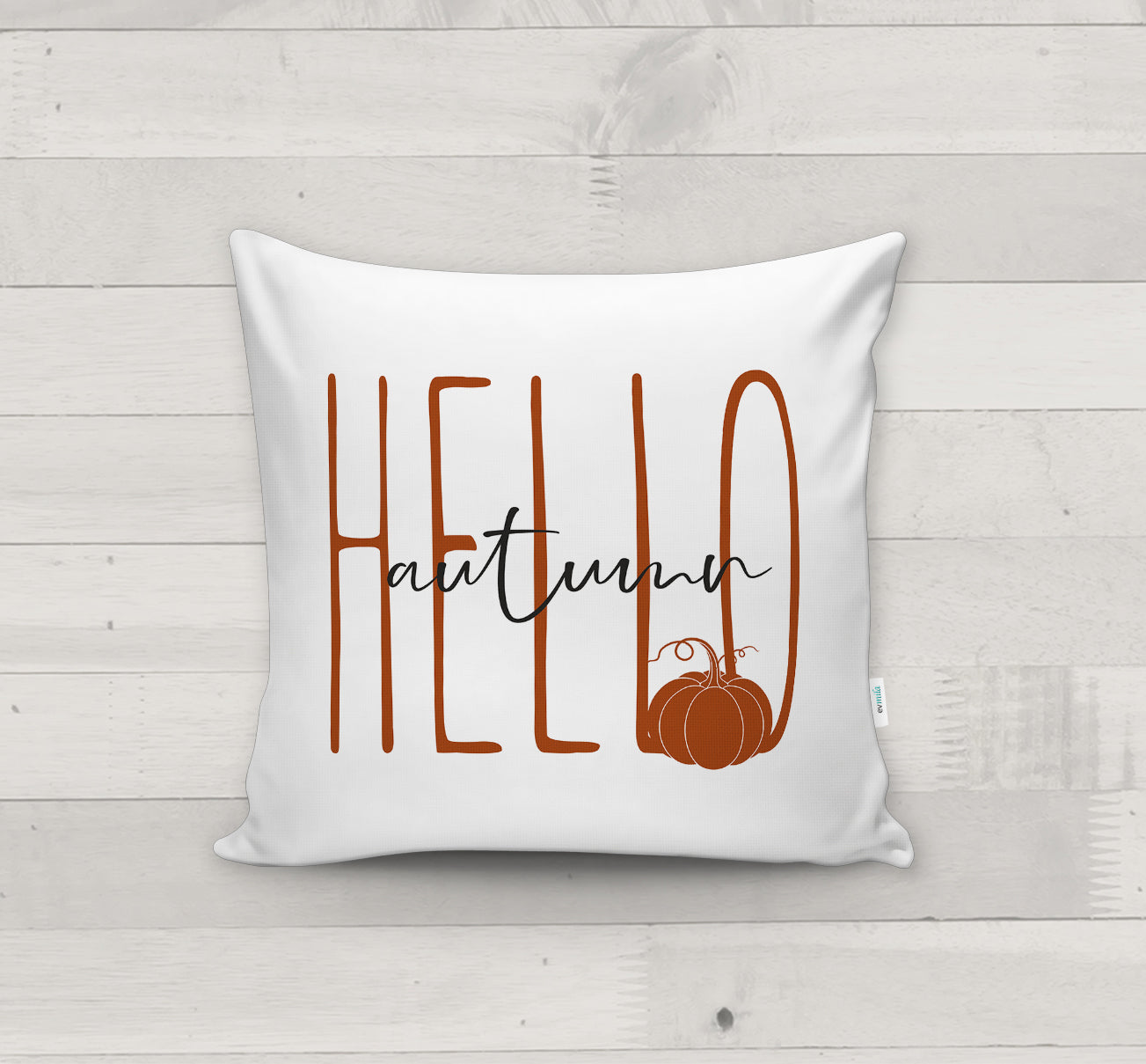 Evmila Autumn Patterned Cushion Cover