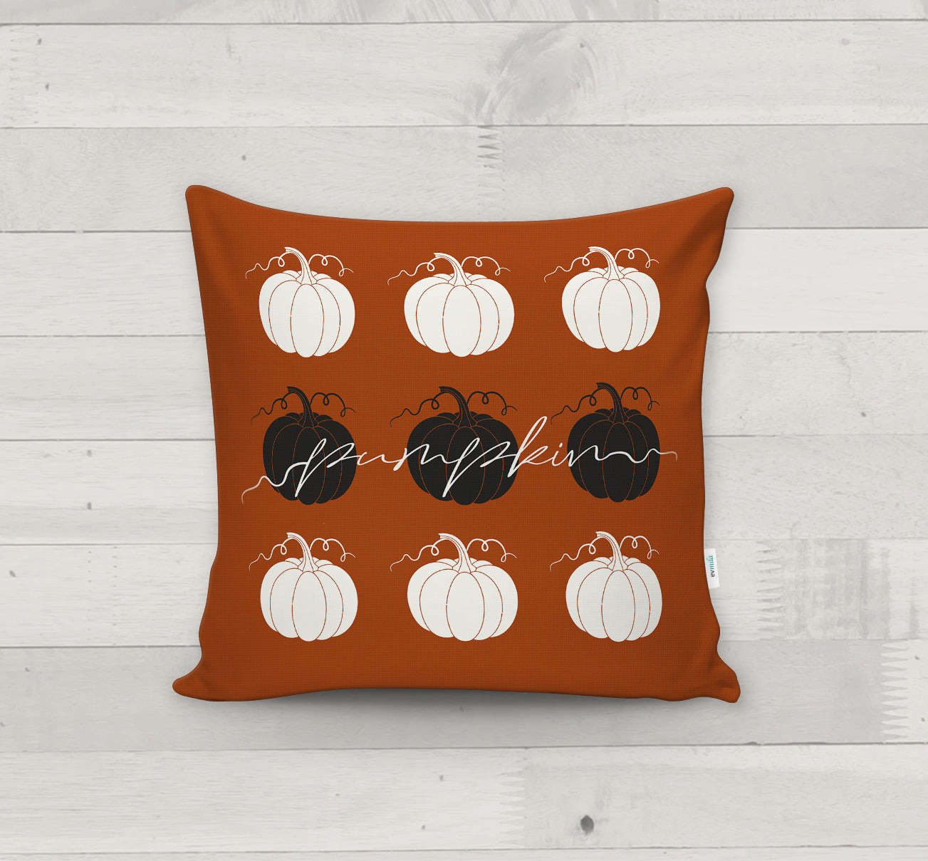 Evmila Autumn Patterned Cushion Cover