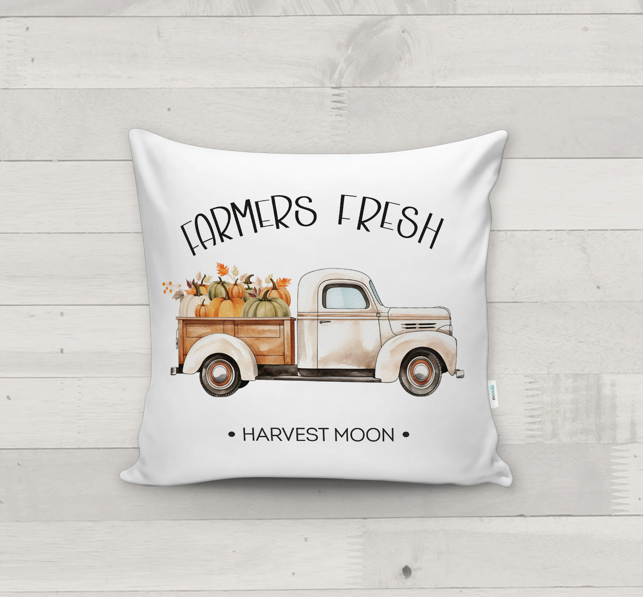 Evmila Autumn Patterned Cushion Cover