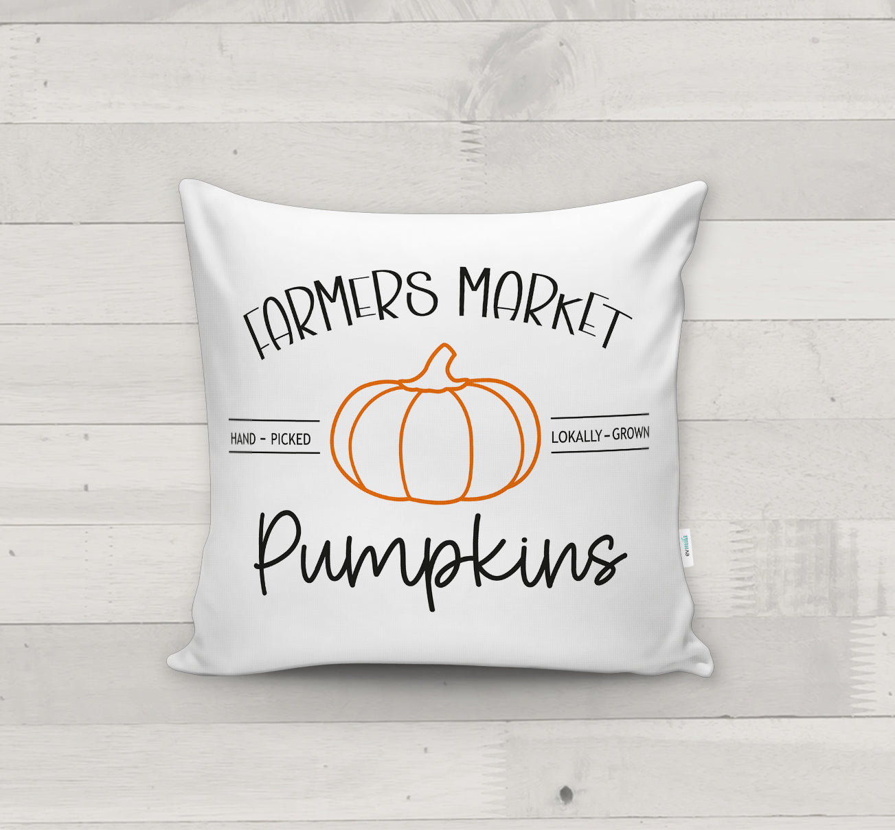 Evmila Autumn Patterned Cushion Cover