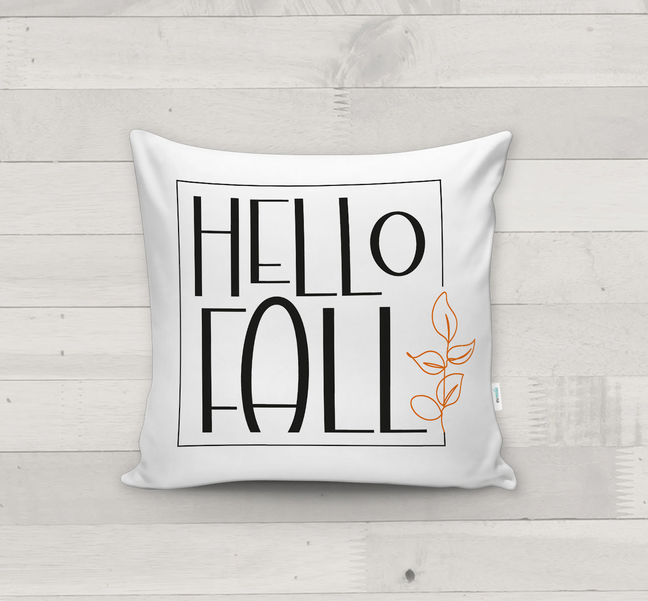 Evmila Autumn Patterned Cushion Cover