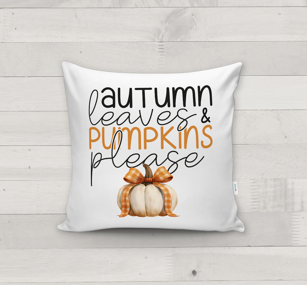 Evmila Autumn Patterned Cushion Cover