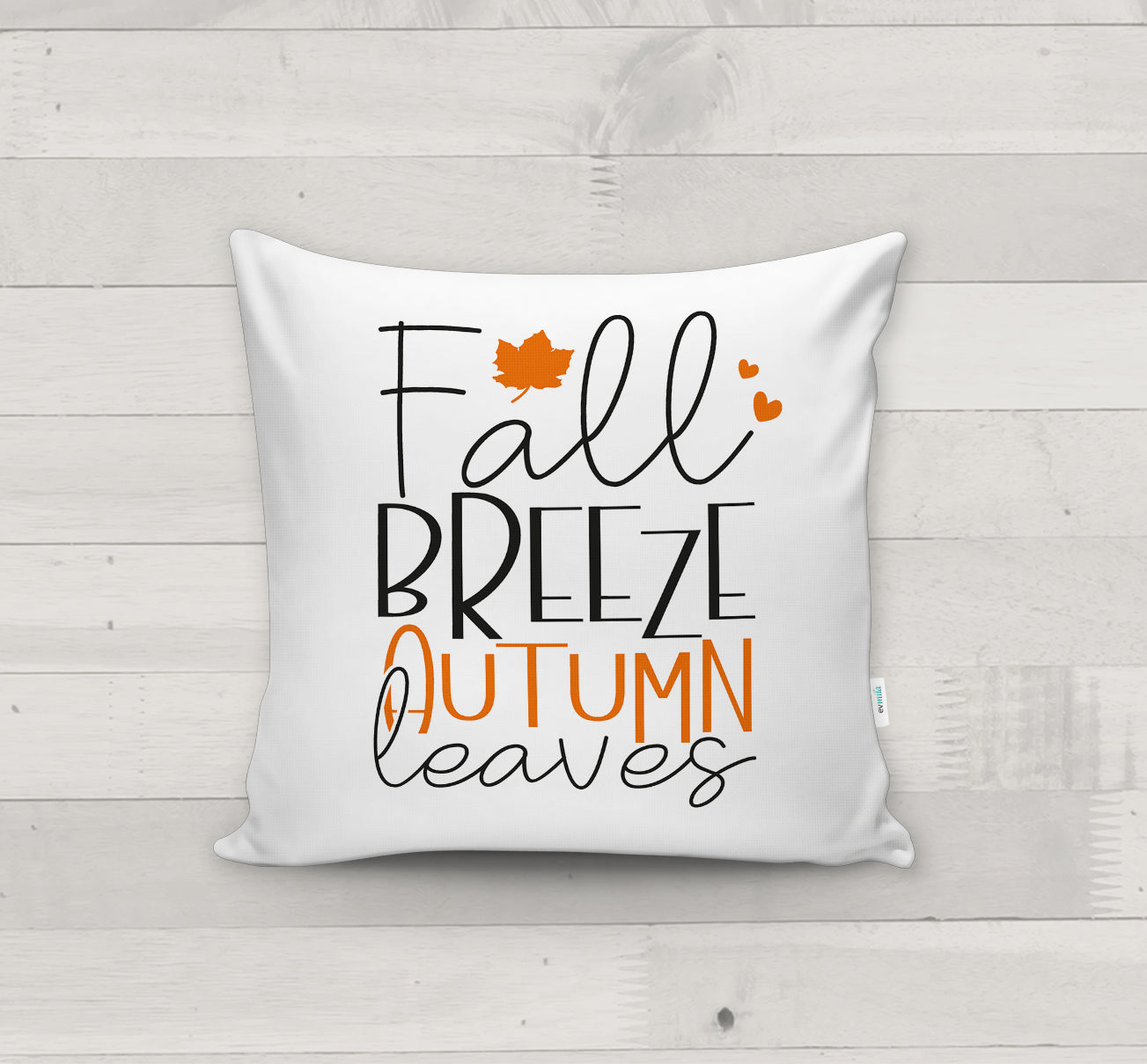 Evmila Autumn Patterned Cushion Cover
